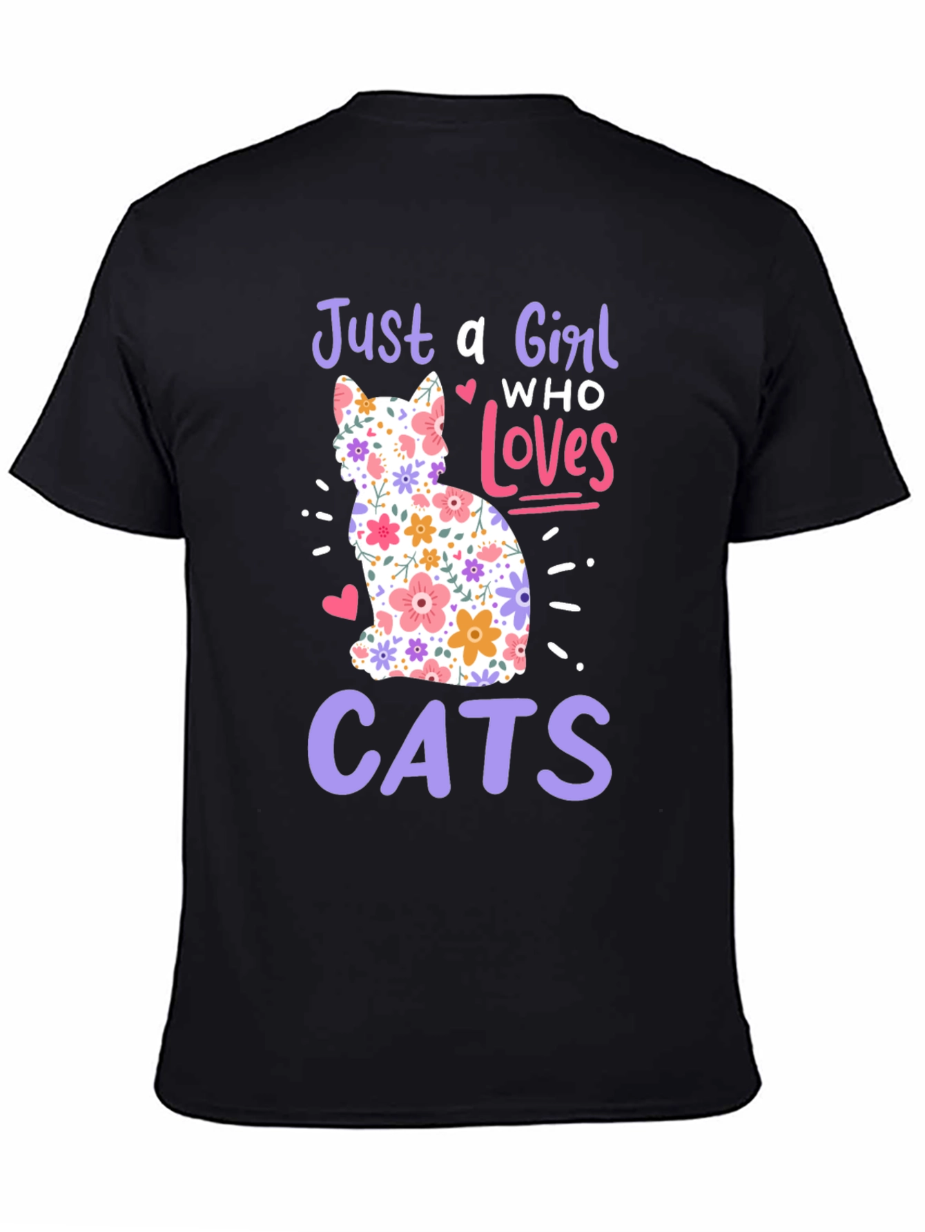 Just a Girl Who Loves Cats T-Shirt