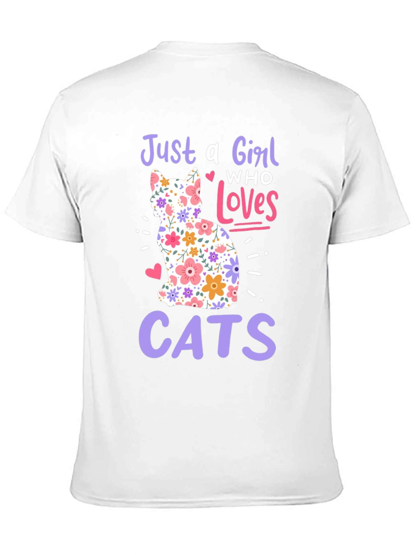Just a Girl Who Loves Cats T-Shirt