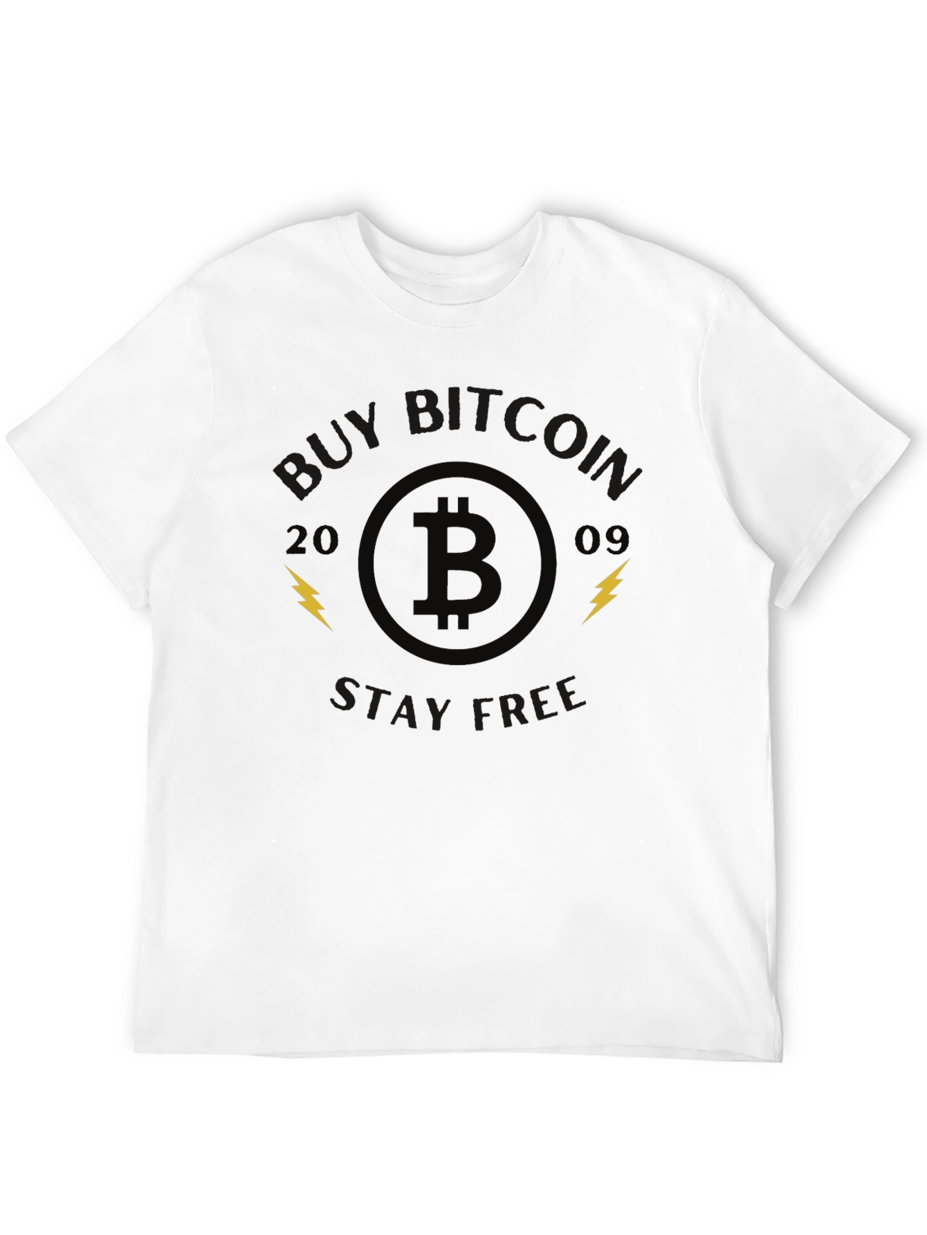 Buy Bitcoin Stay Free T-Shirt