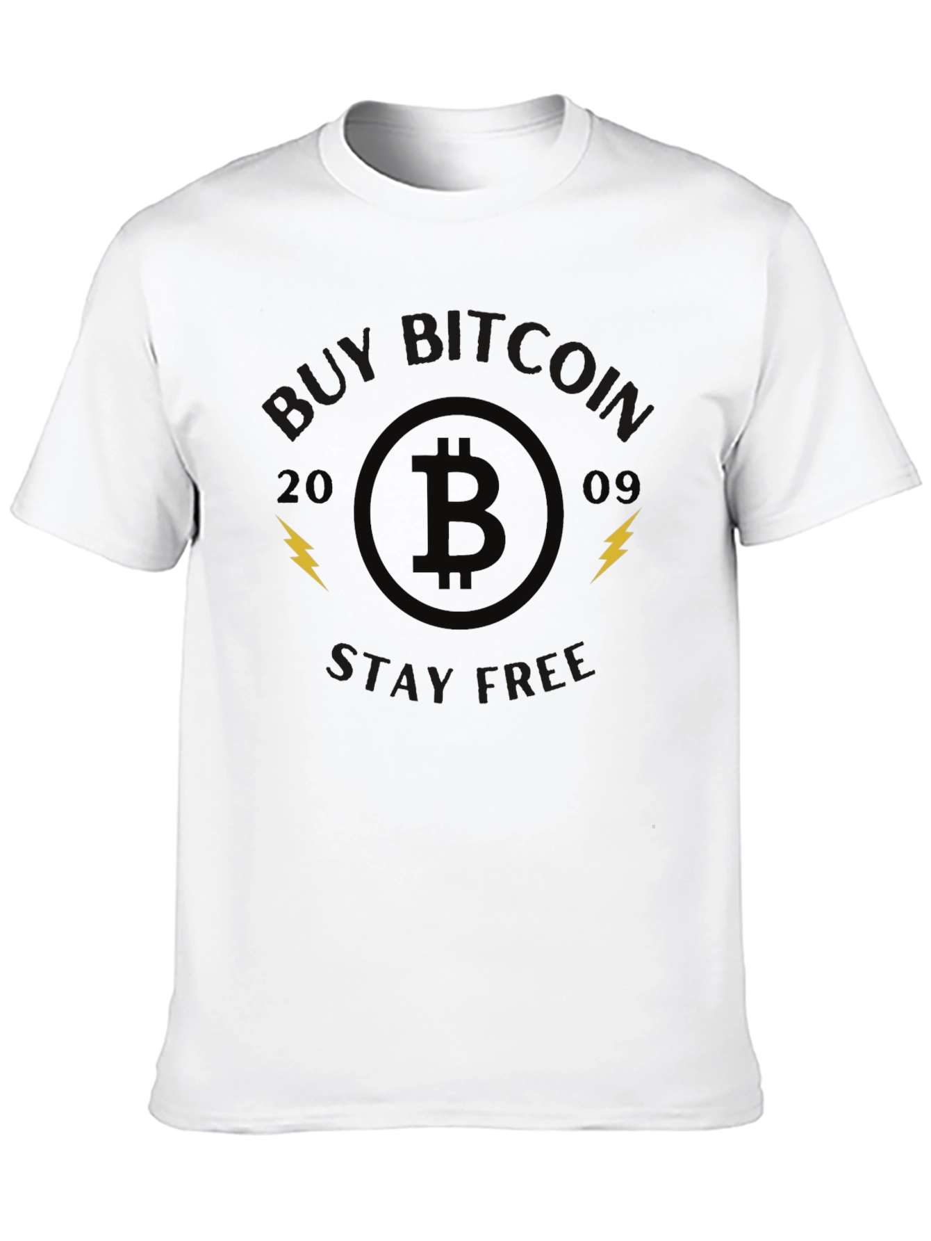 Buy Bitcoin Stay Free T-Shirt