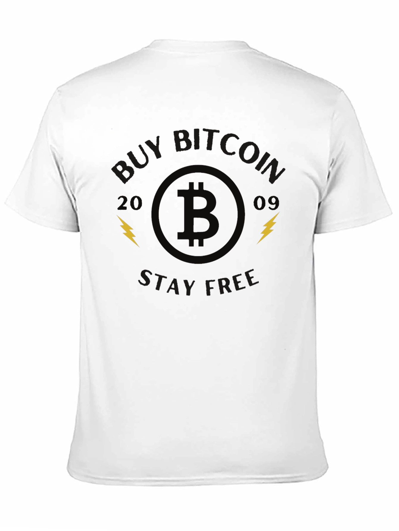 Buy Bitcoin Stay Free T-Shirt