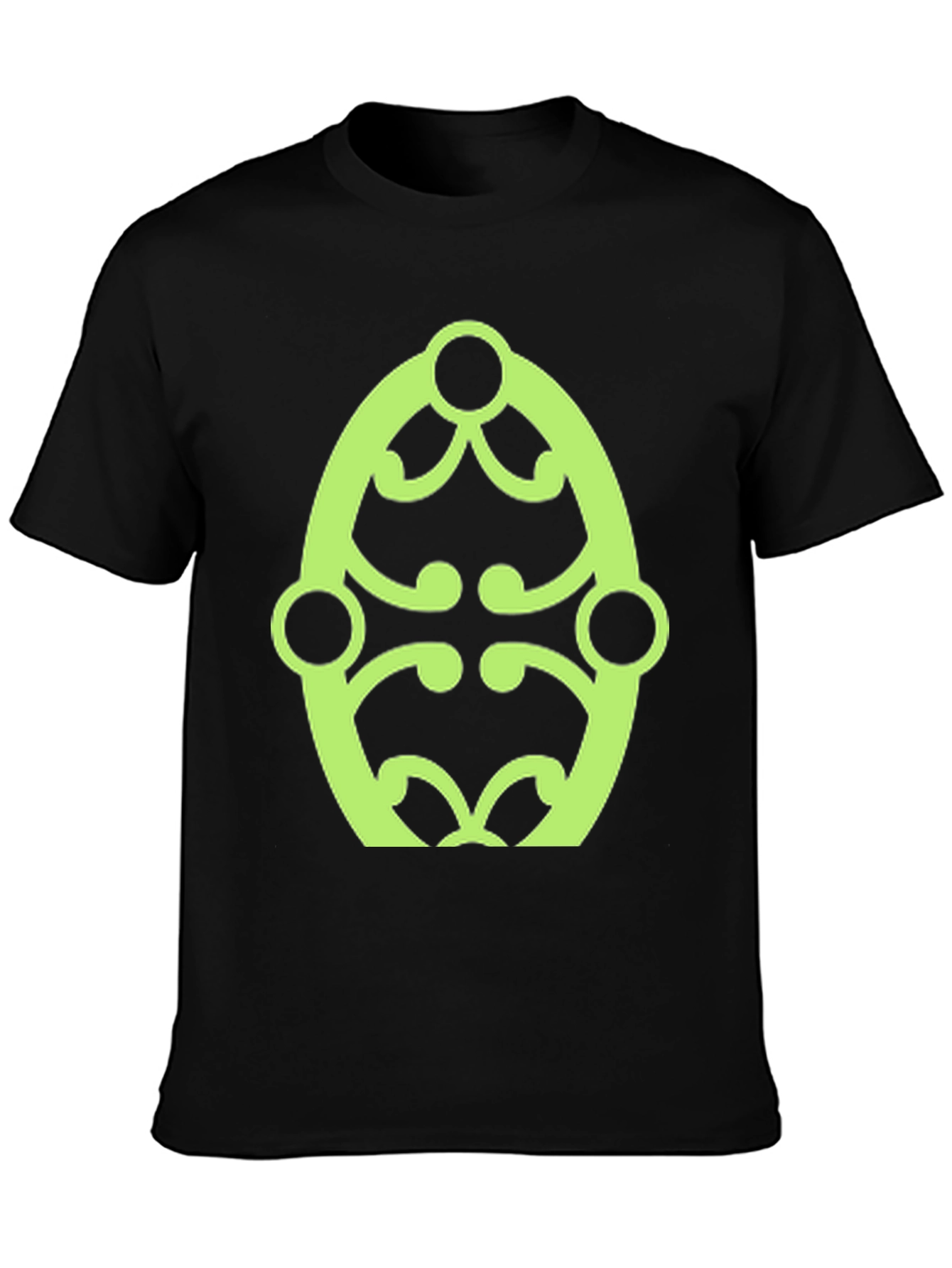 Modern Graphic Black T-Shirt