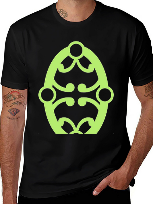 Modern Graphic Black T-Shirt
