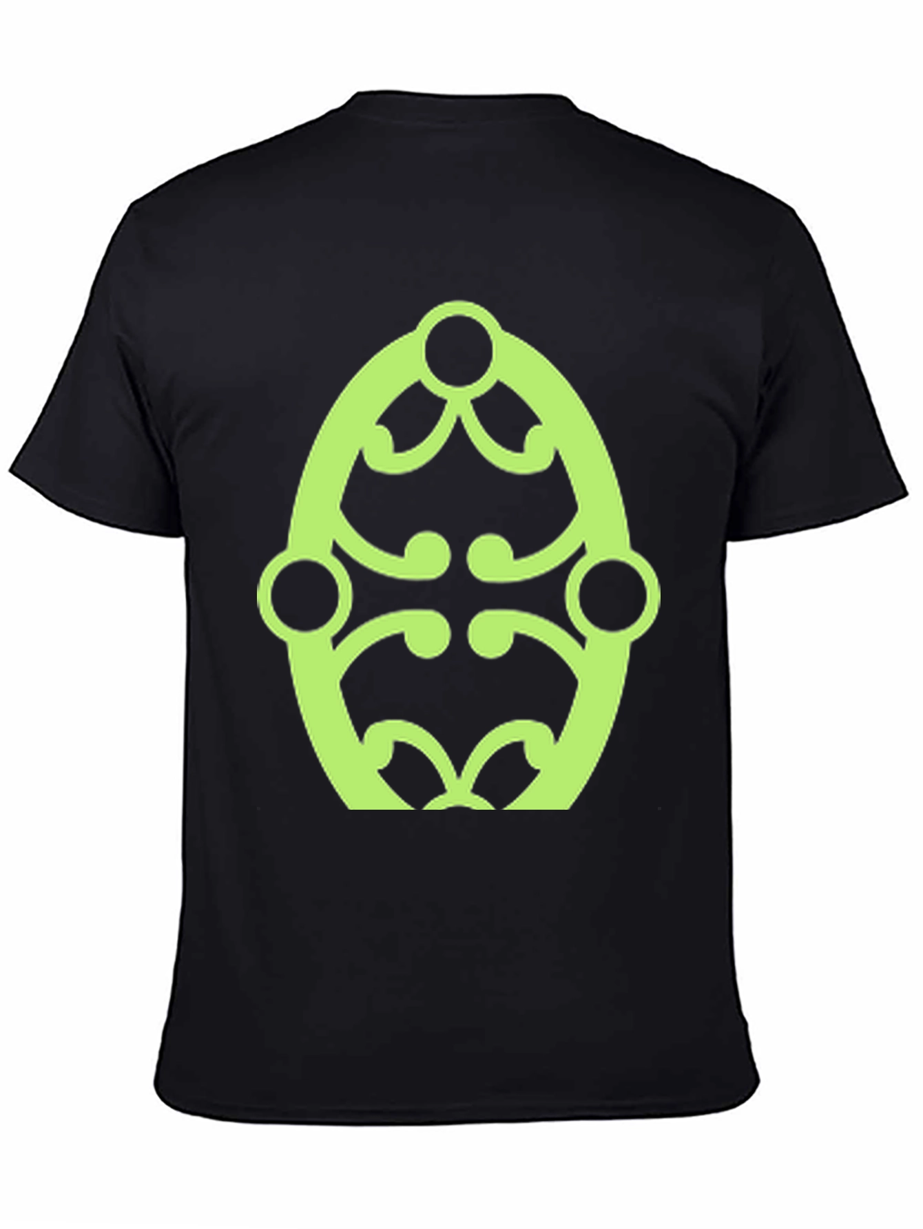 Modern Graphic Black T-Shirt