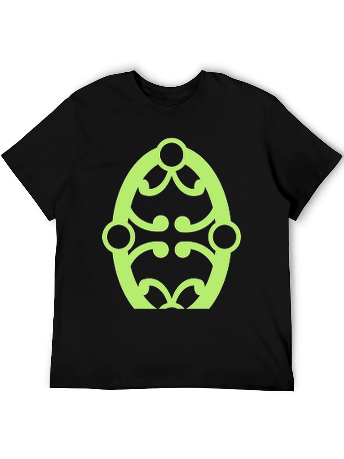 Modern Graphic Black T-Shirt
