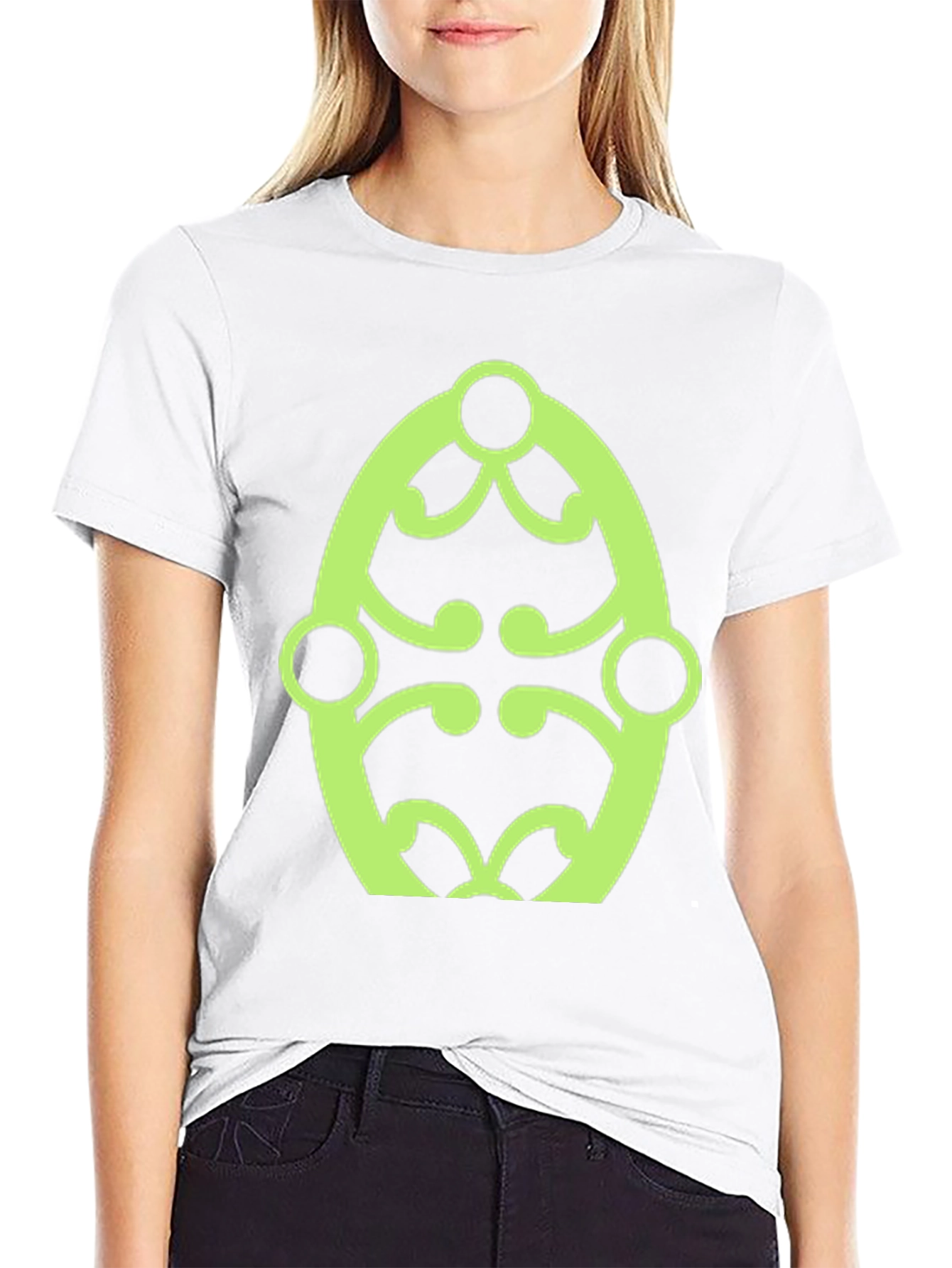 Modern Graphic Black T-Shirt