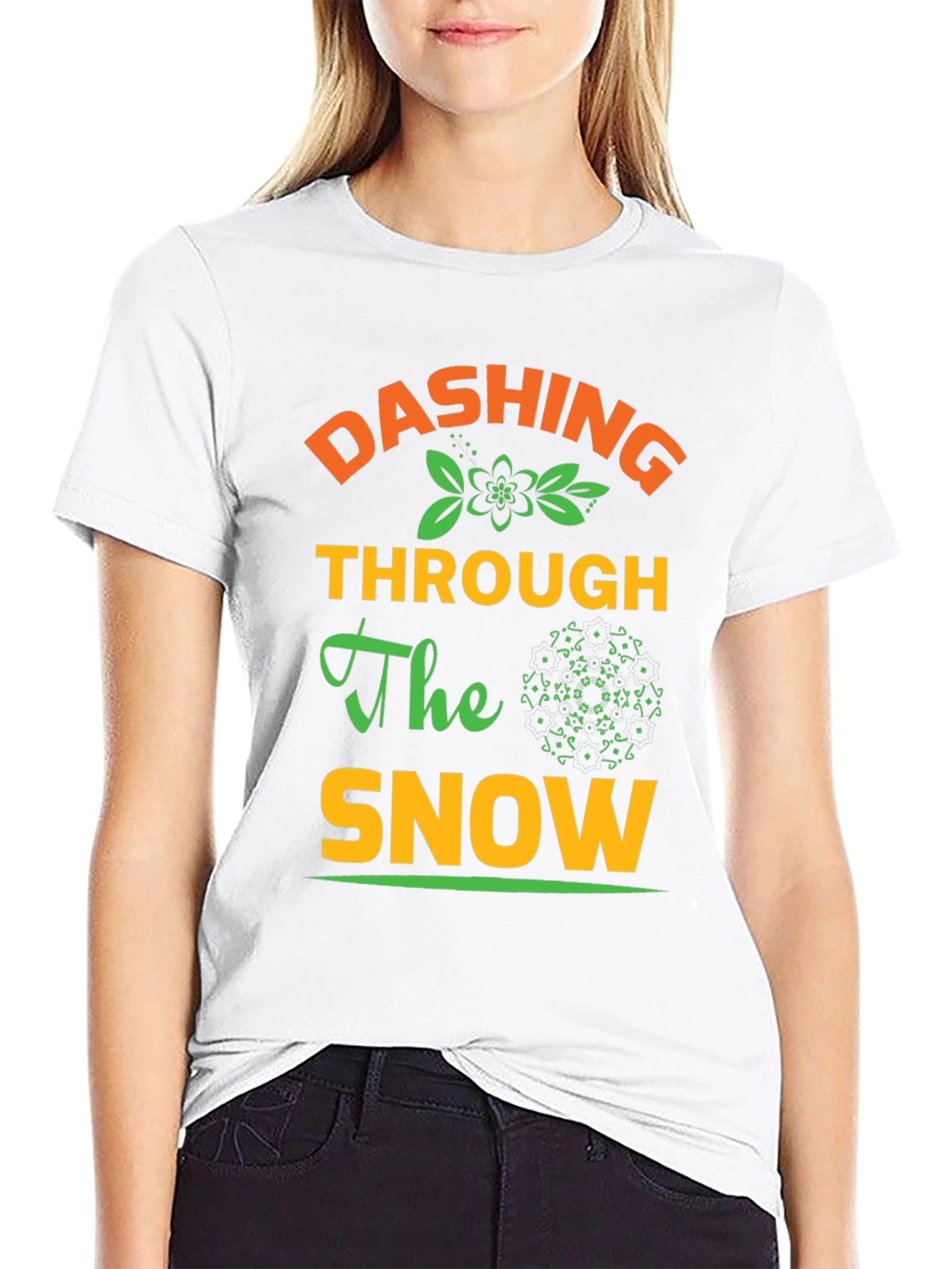 Dashing Through the Snow Holiday Tee