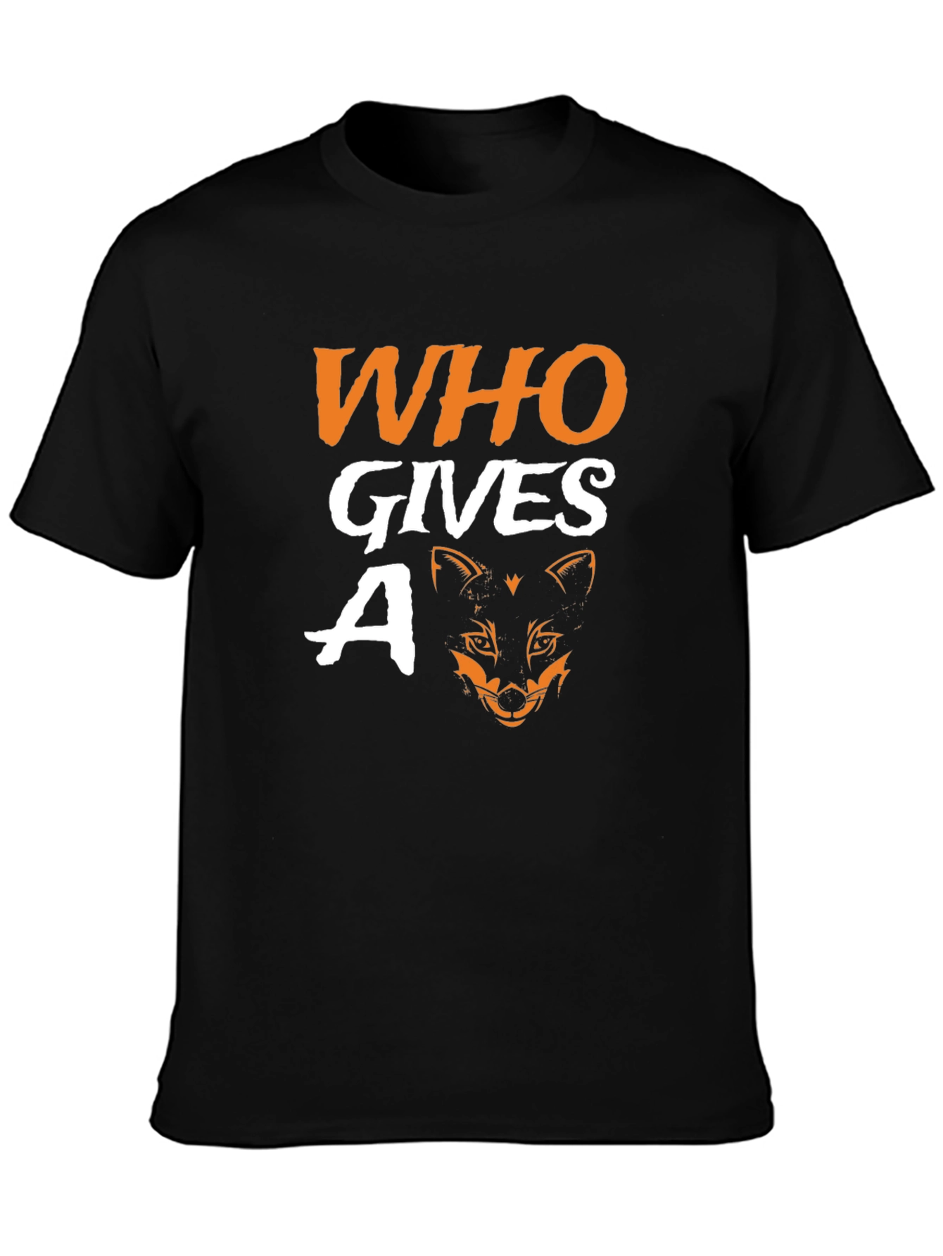 Who Gives a Fox T-Shirt - Novelty Graphic Tee