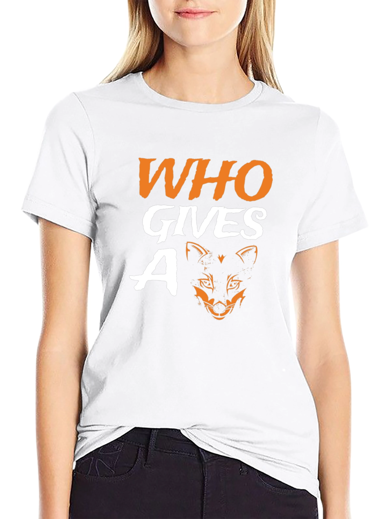 Who Gives a Fox T-Shirt - Novelty Graphic Tee
