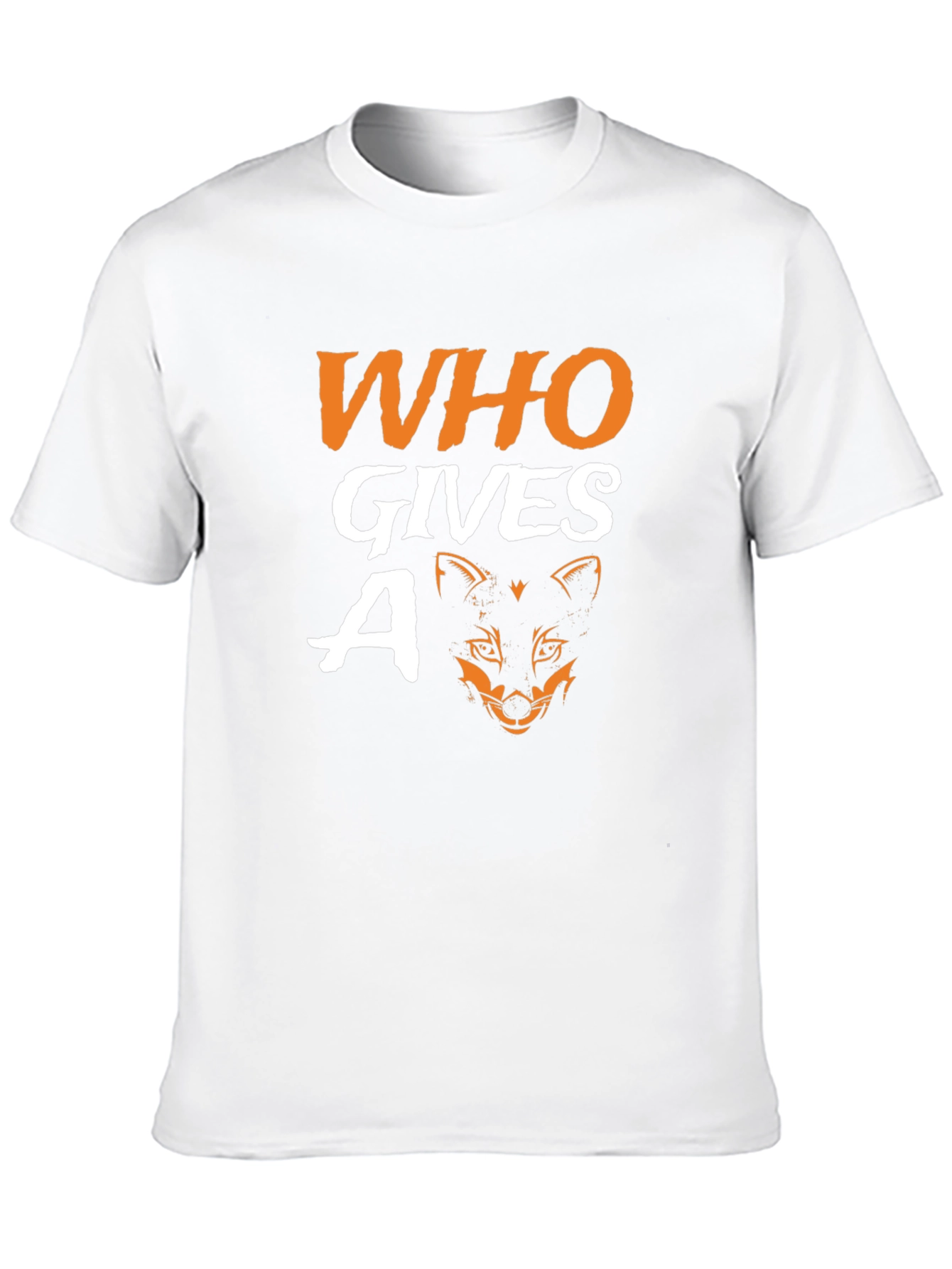 Who Gives a Fox T-Shirt - Novelty Graphic Tee