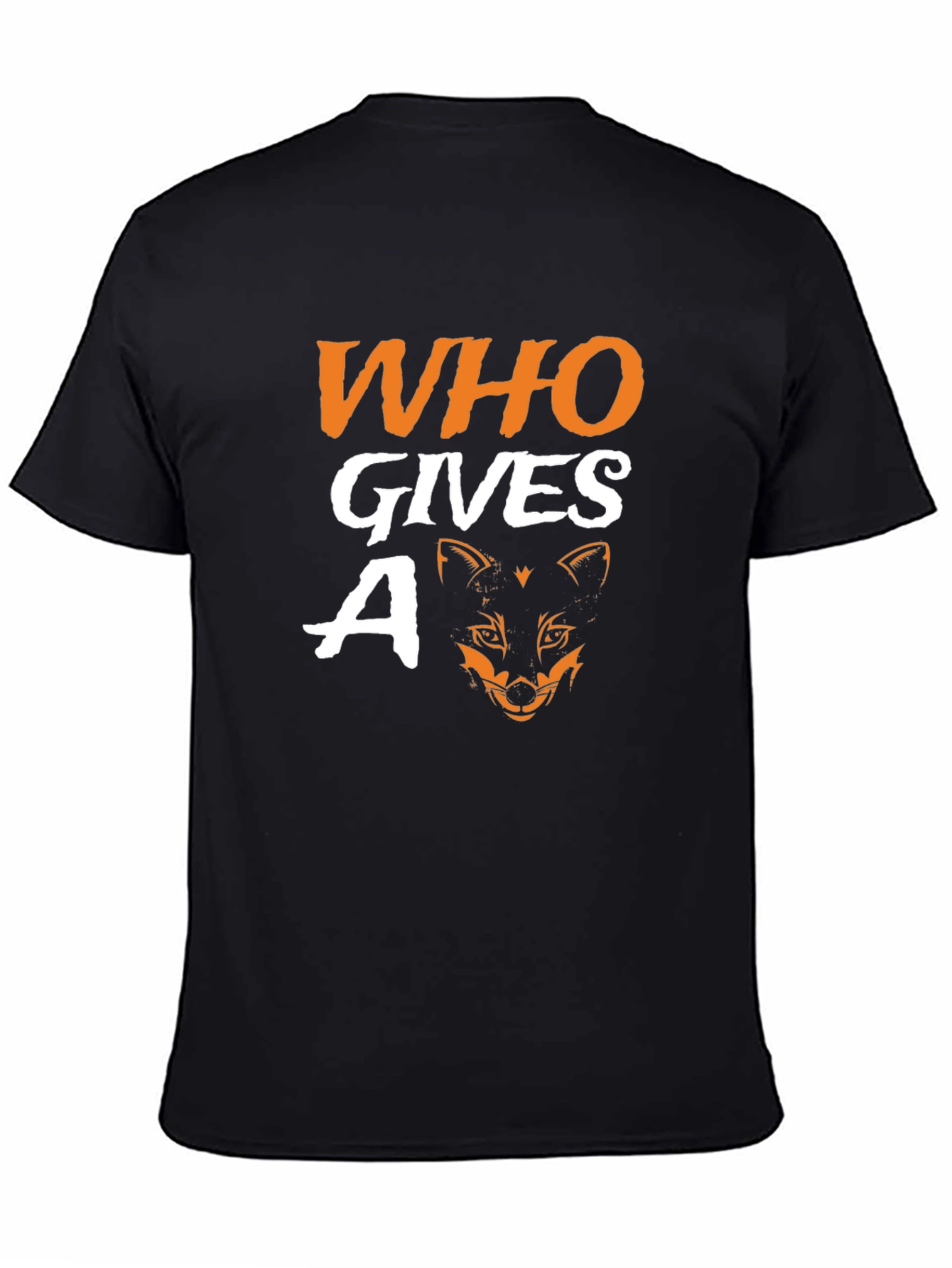 Who Gives a Fox T-Shirt - Novelty Graphic Tee