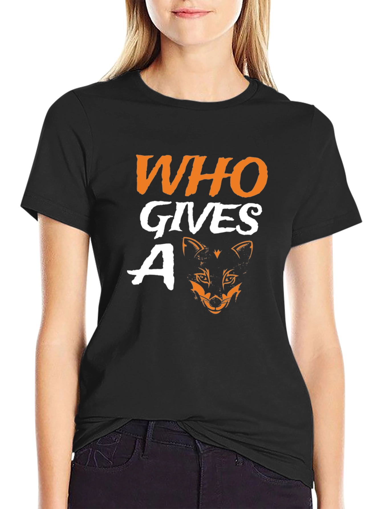 Who Gives a Fox T-Shirt - Novelty Graphic Tee