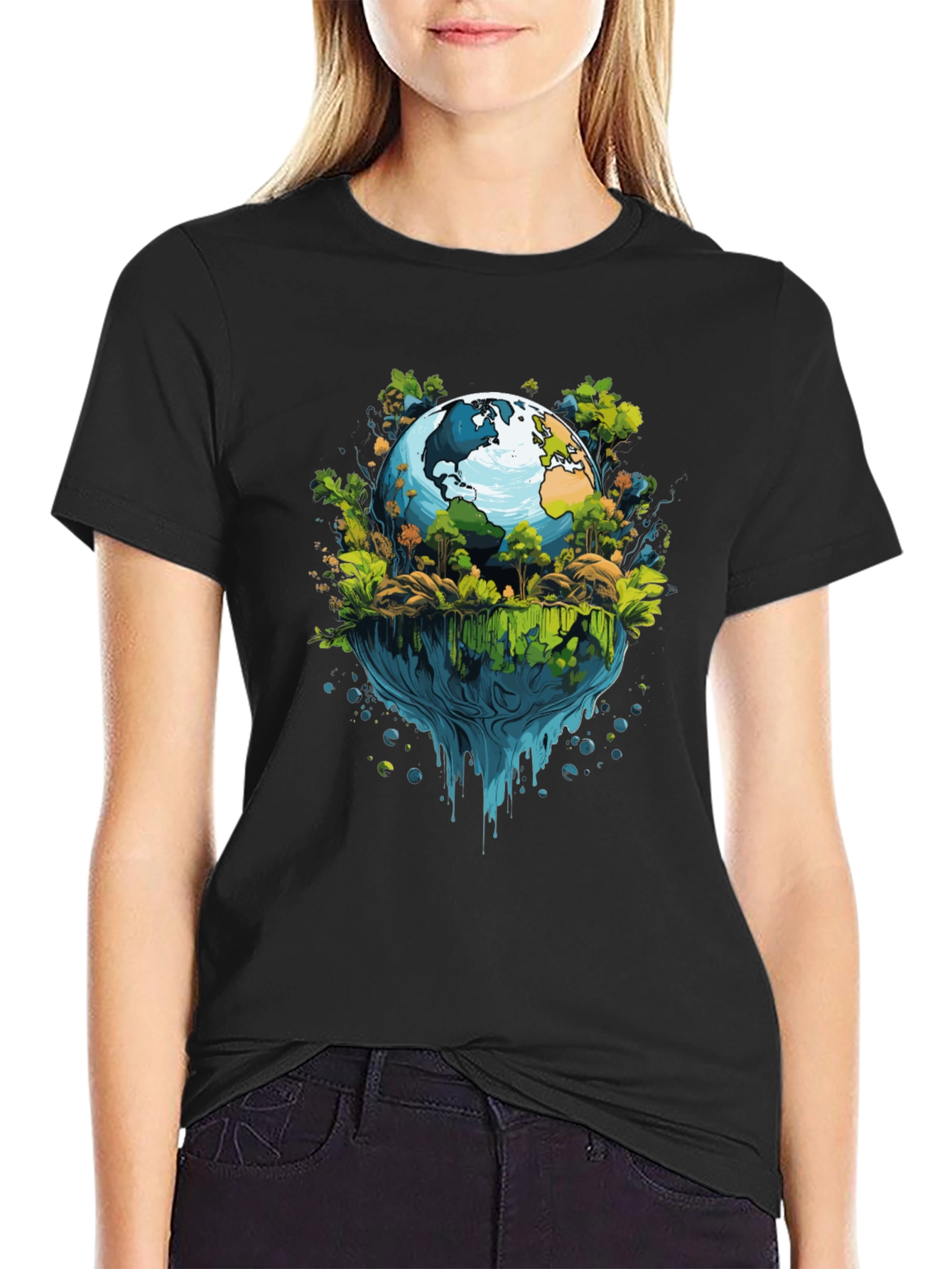 Earth Graphic Tee - Save the Planet Style!