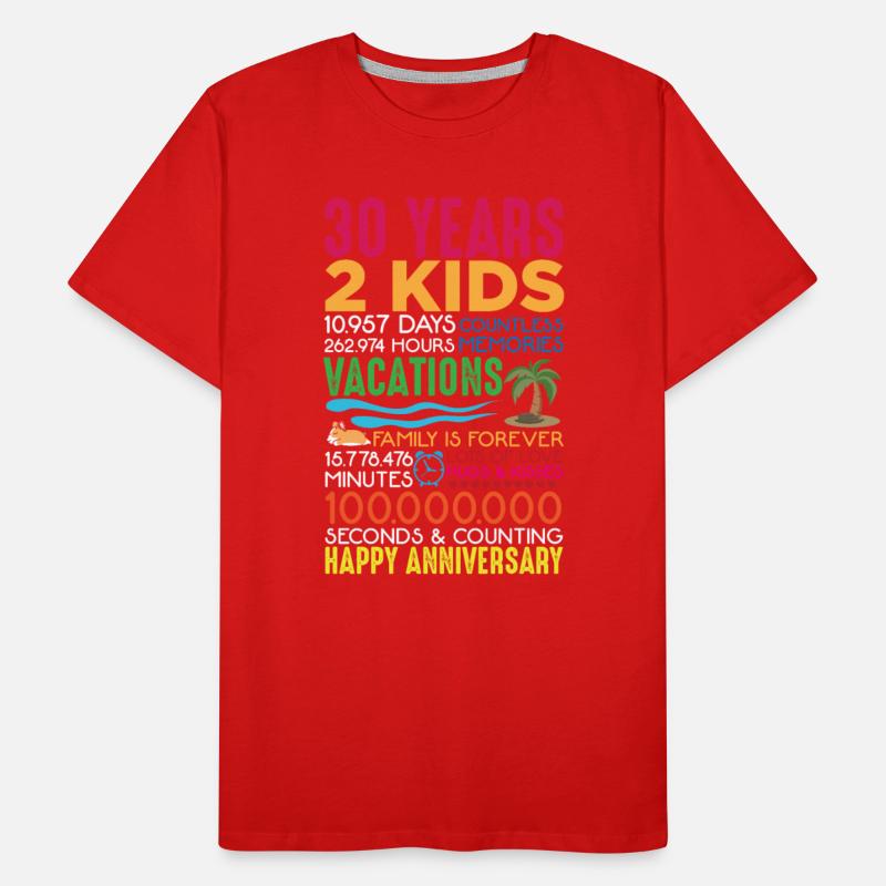 30 years Wedding Anniversary 2 kids Parents