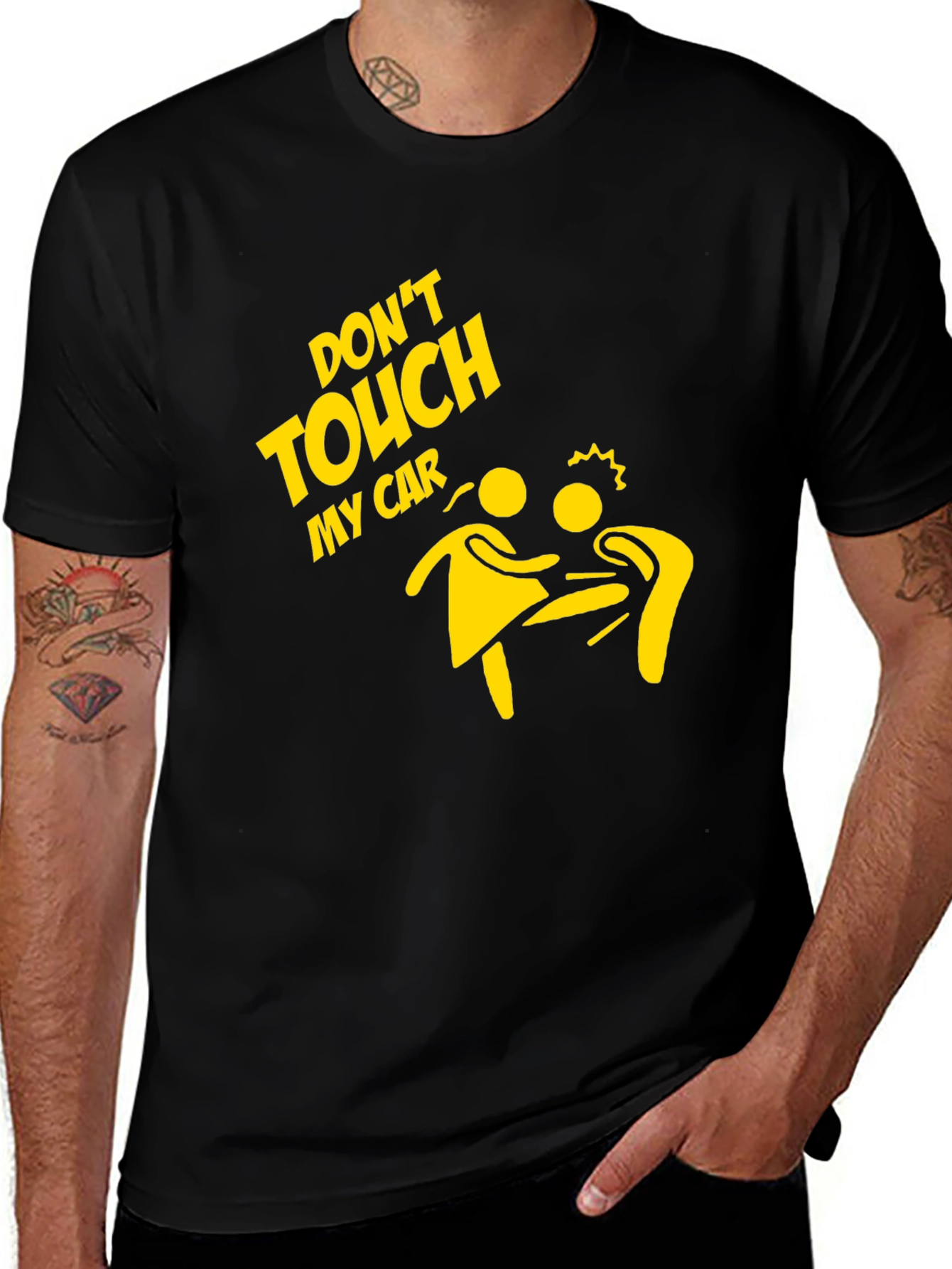 Dont Touch My Car Graphic T-Shirt
