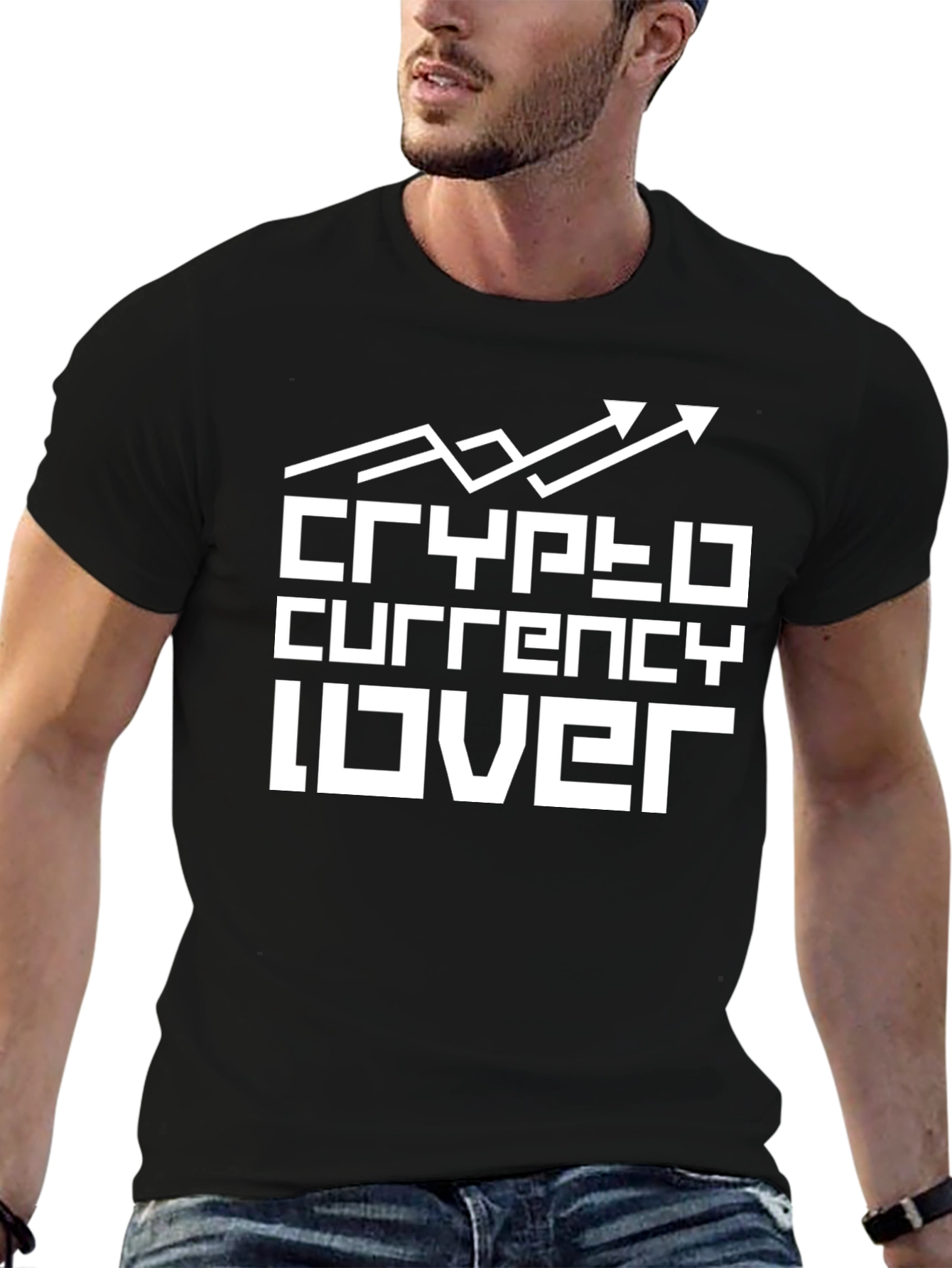 Crypto Currency Lover Black T-Shirt