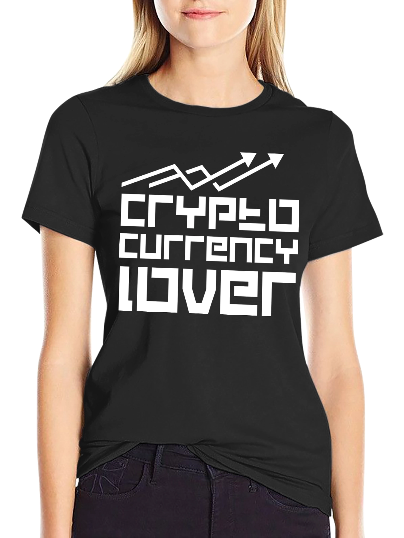 Crypto Currency Lover Black T-Shirt