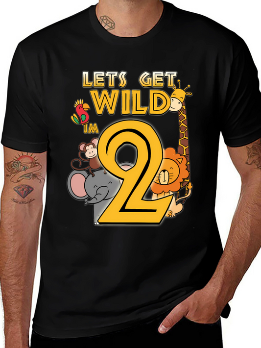 Lets Get Wild Im 2nd Birthday T-Shirt