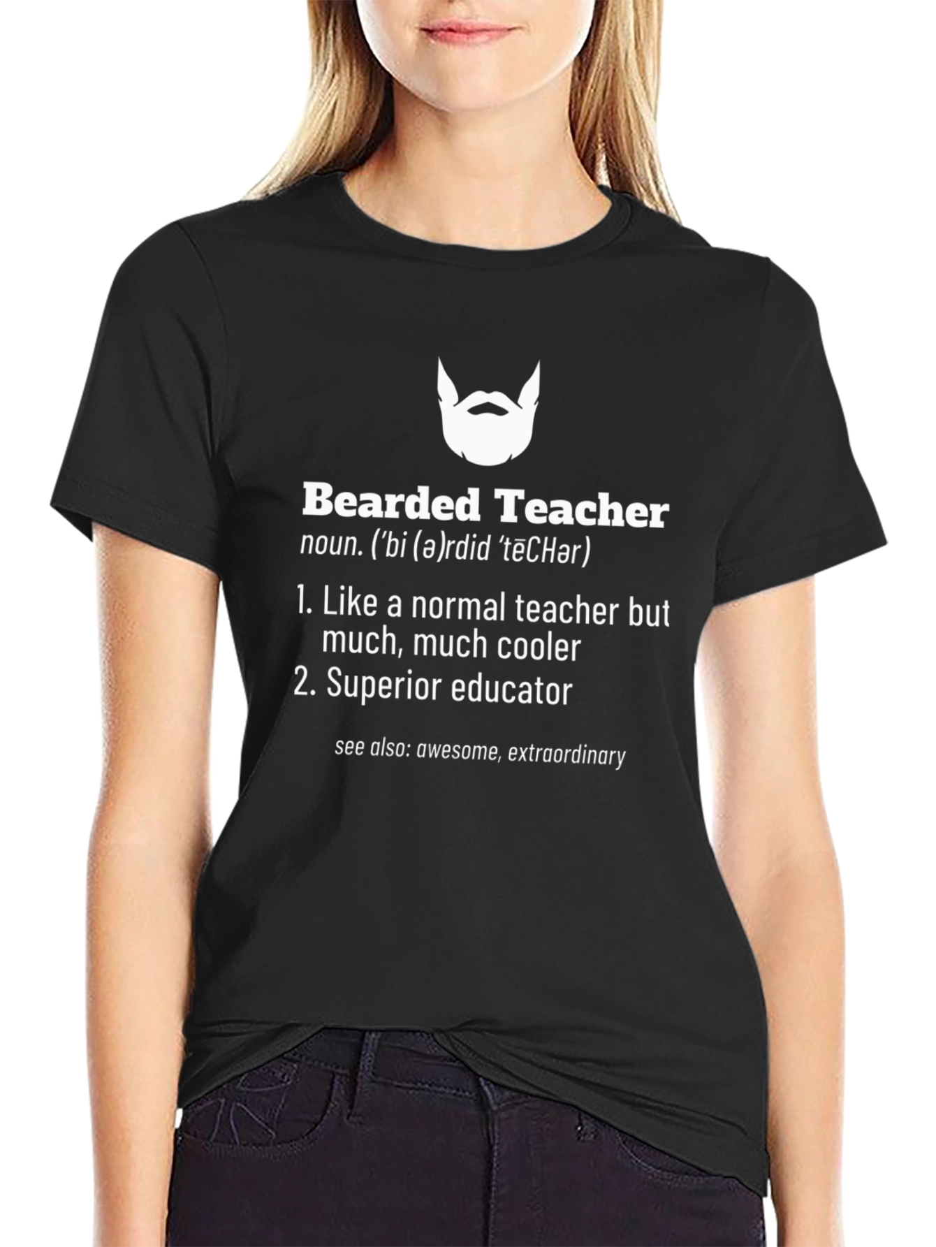 Bearded Teacher Definition T-Shirt