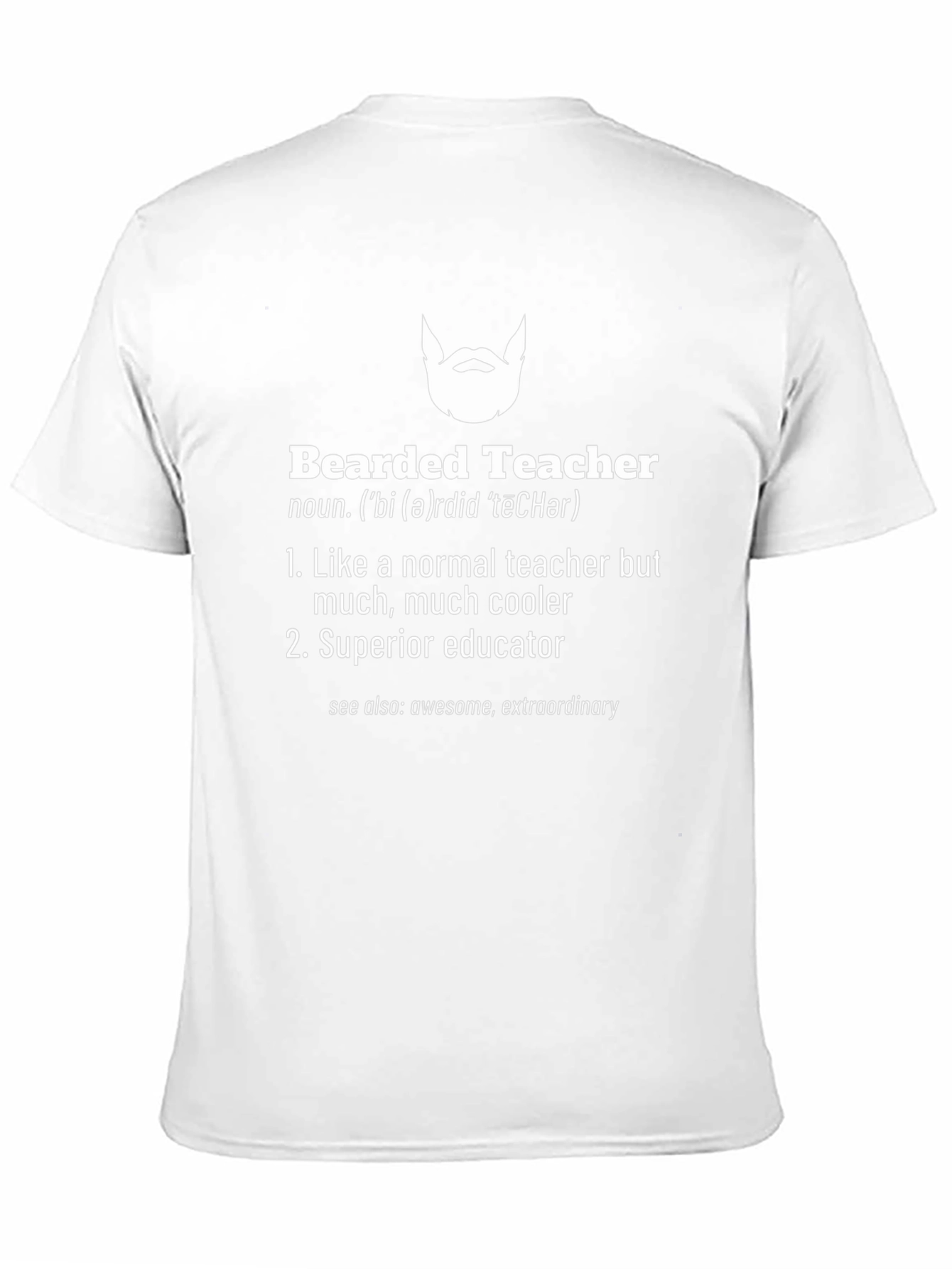 Bearded Teacher Definition T-Shirt
