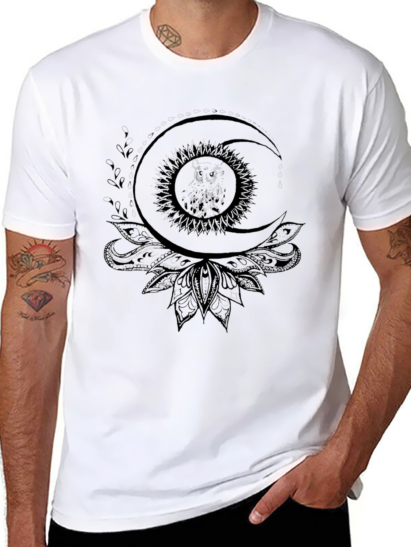 Moon Owl Graphic Tee