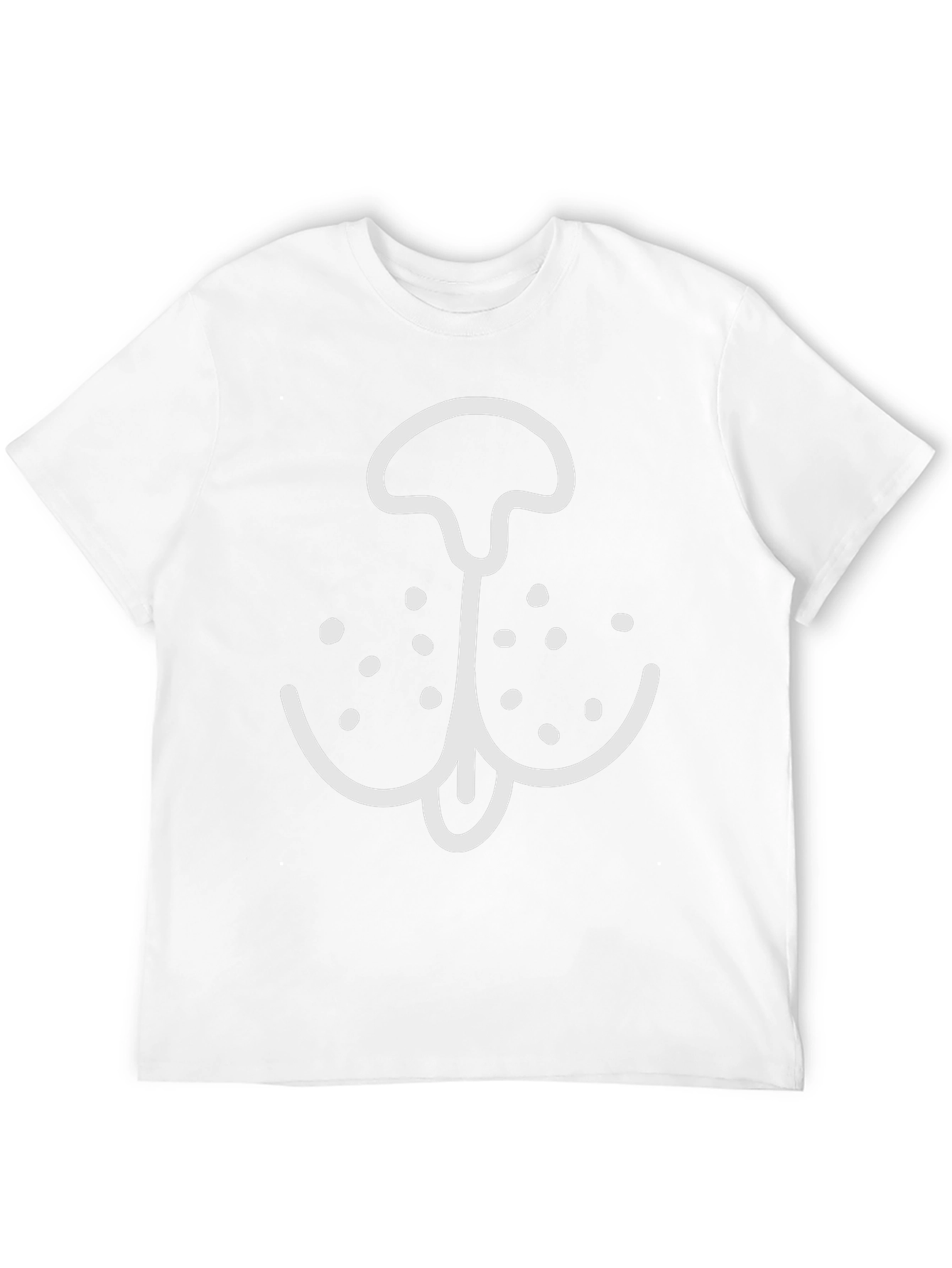 Dog Nose Graphic Tee - Black Cotton T-Shirt