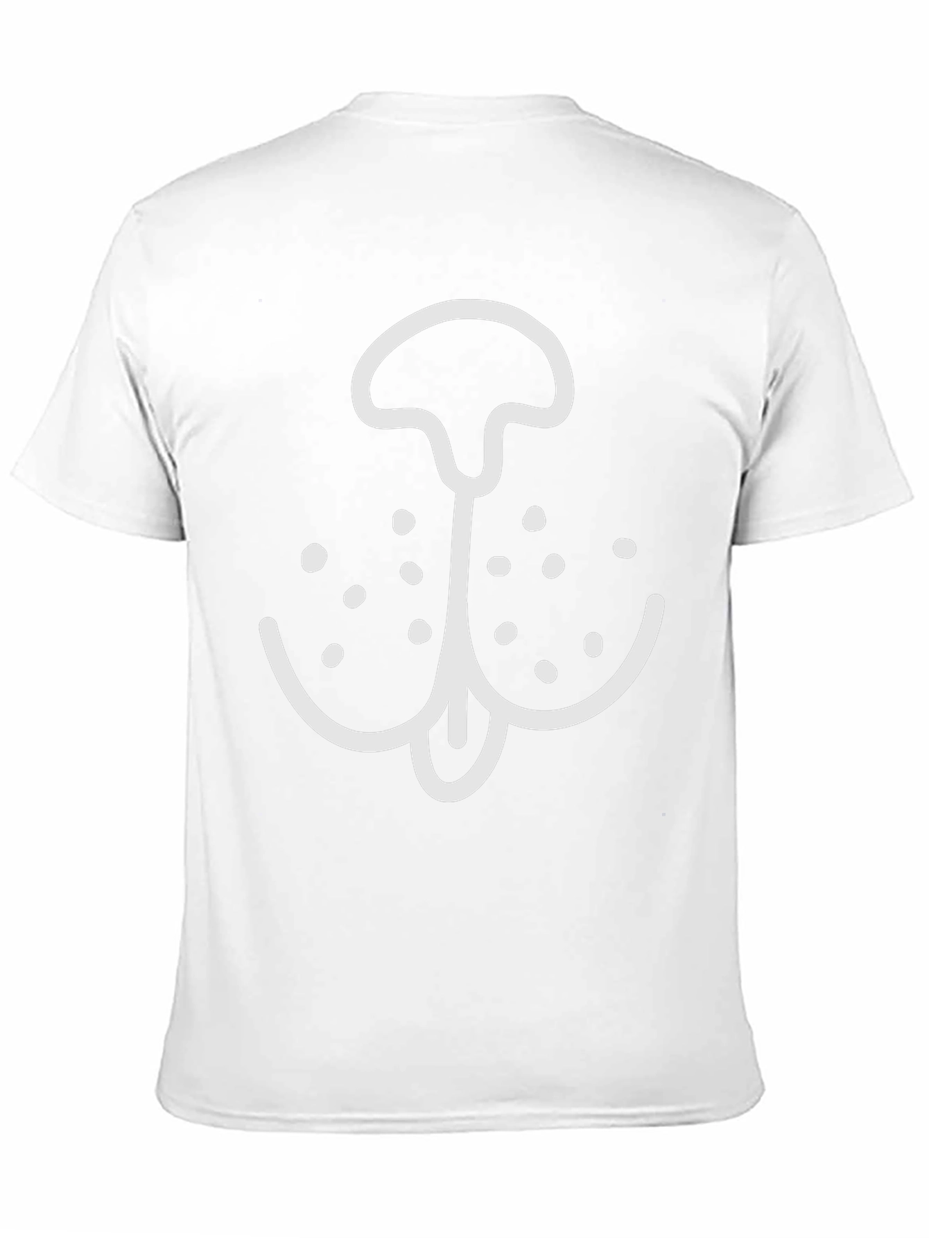 Dog Nose Graphic Tee - Black Cotton T-Shirt