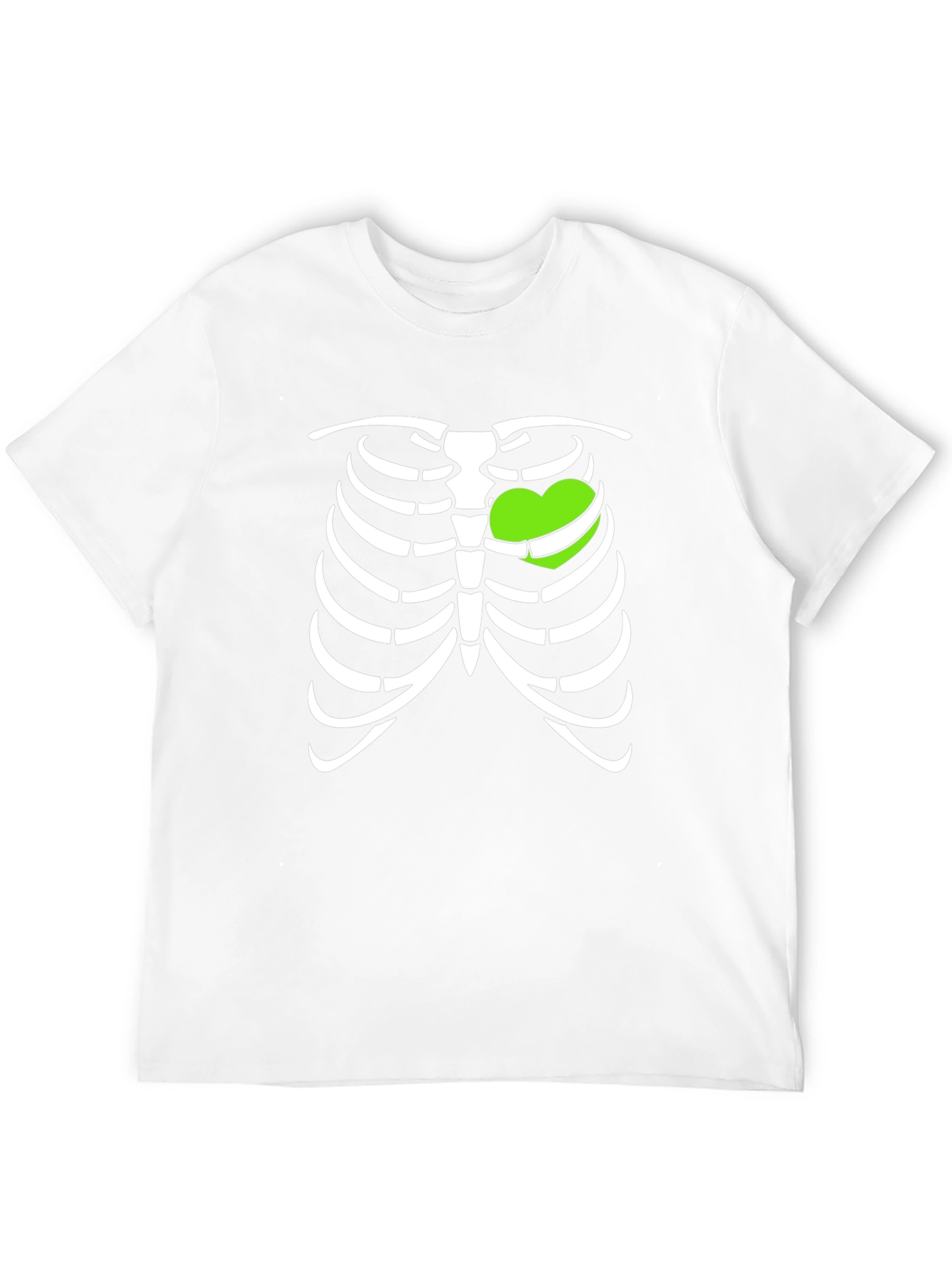 Heart Ribcage T-Shirt - Fun Halloween Tee