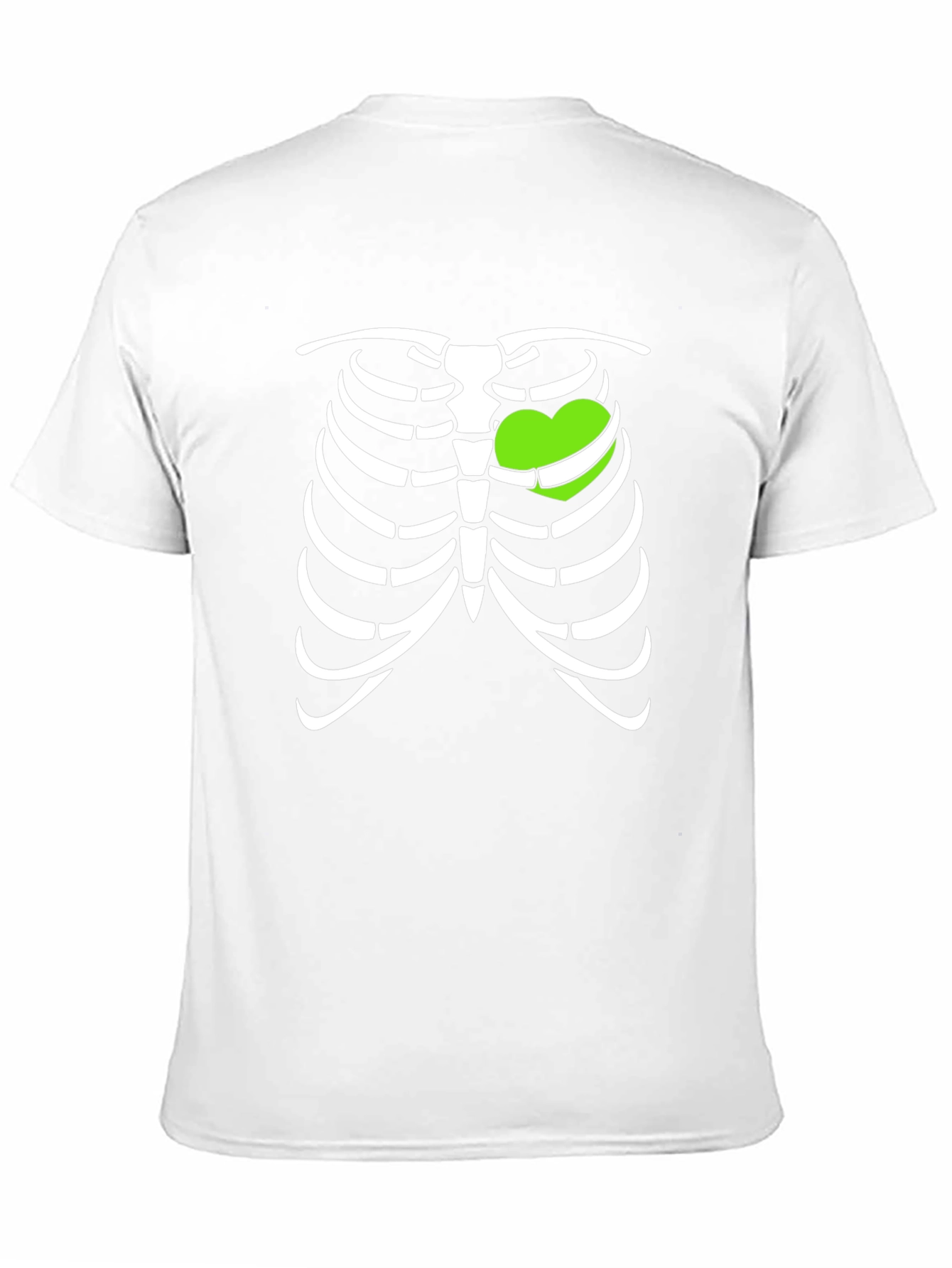 Heart Ribcage T-Shirt - Fun Halloween Tee