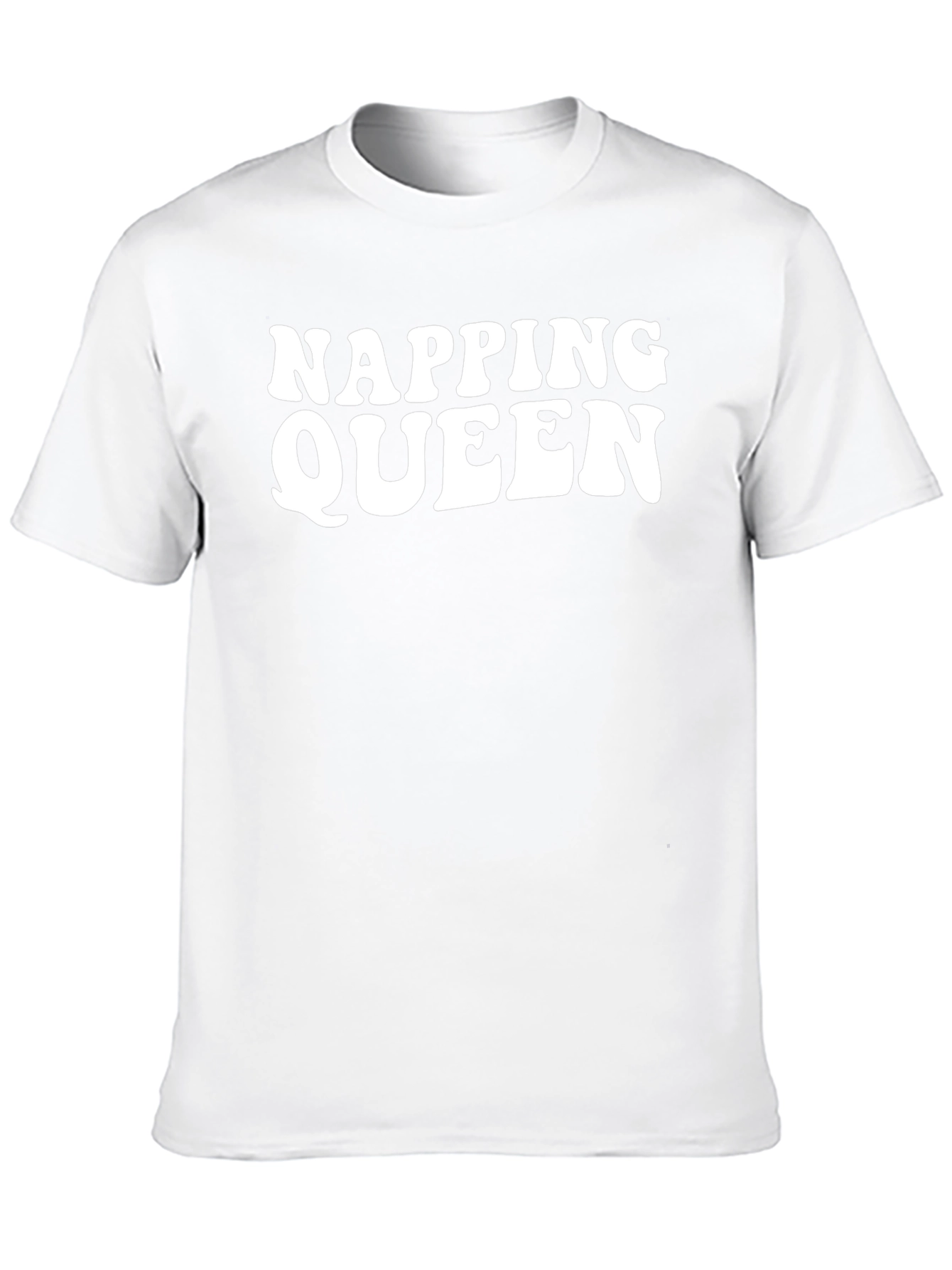 Napping Queen Black Graphic T-Shirt