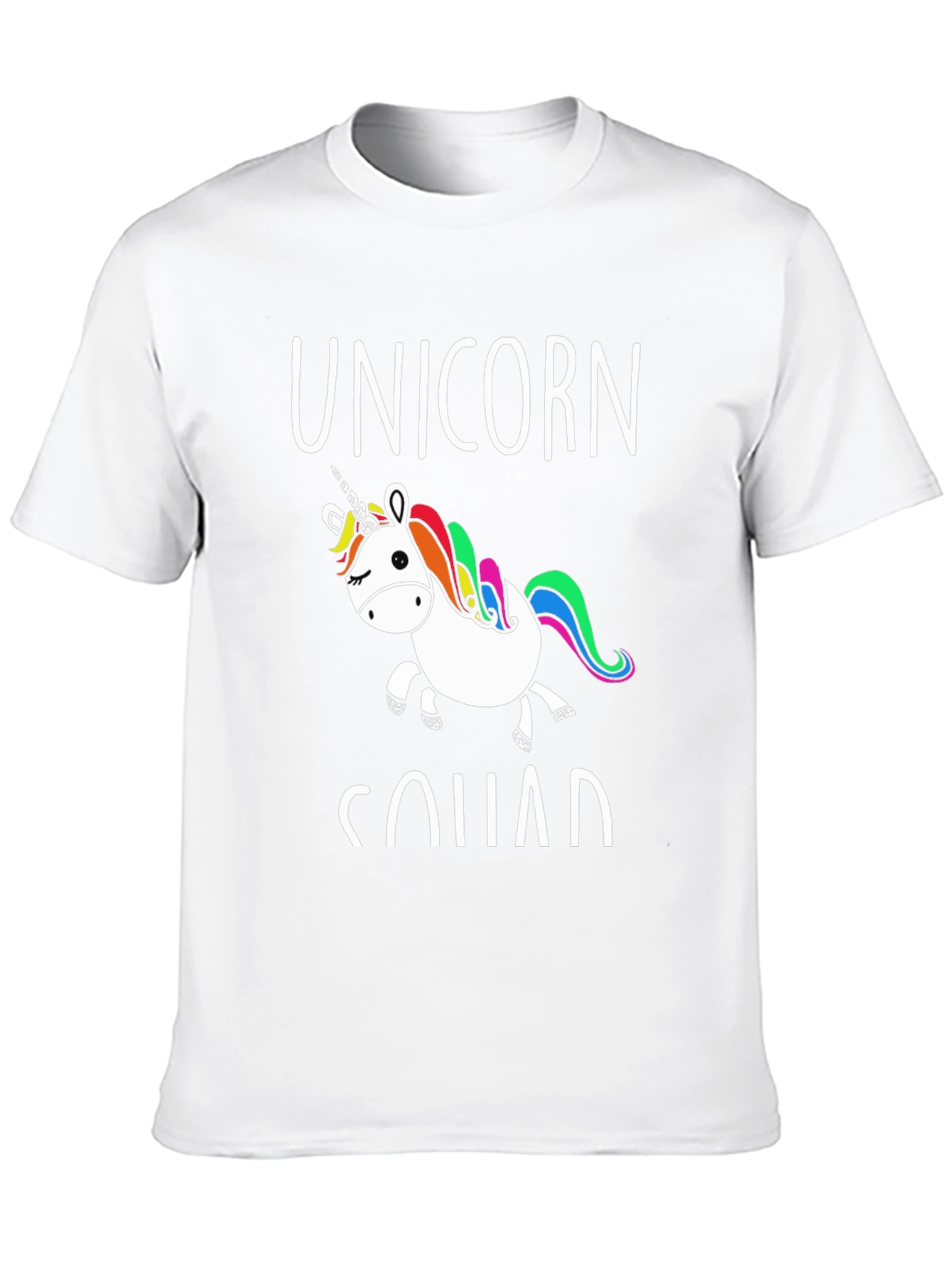 Unicorn Squad Graphic Tee - Black