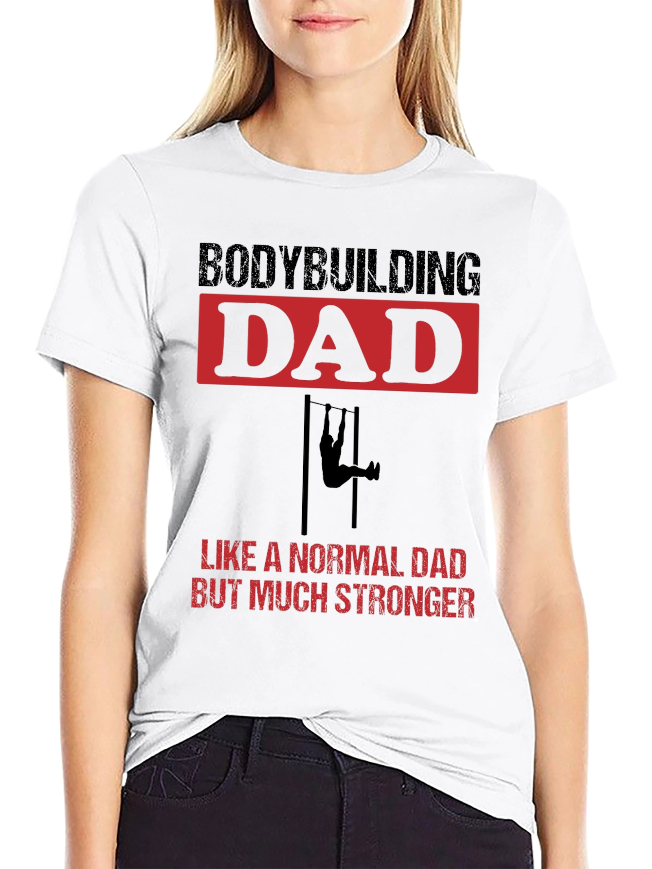 Bodybuilding Dad Stronger T-Shirt