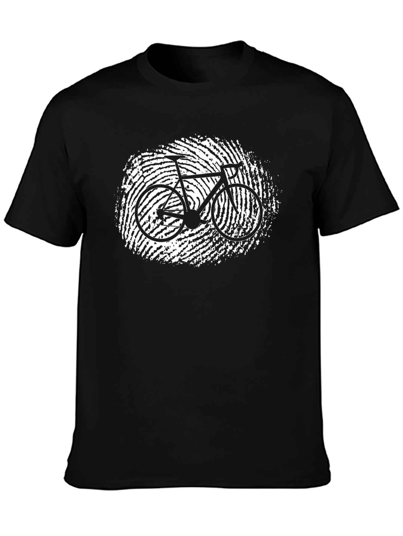 Bike Fingerprint Graphic T-Shirt