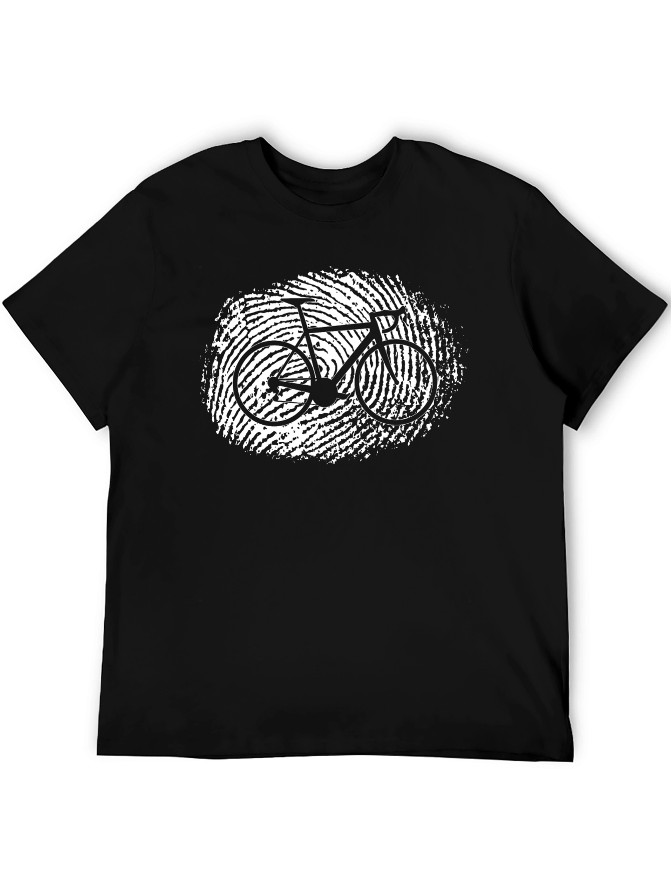 Bike Fingerprint Graphic T-Shirt
