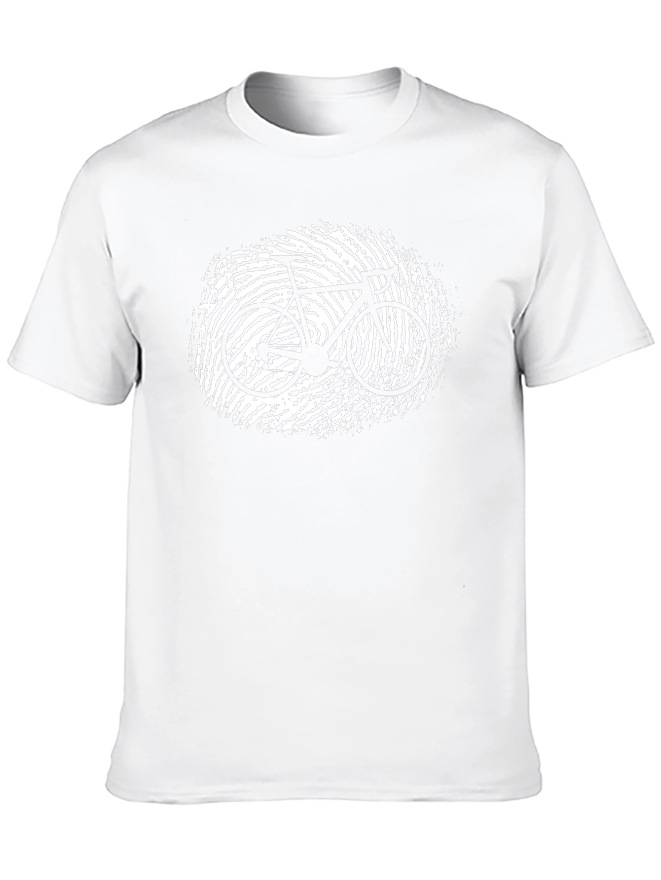 Bike Fingerprint Graphic T-Shirt