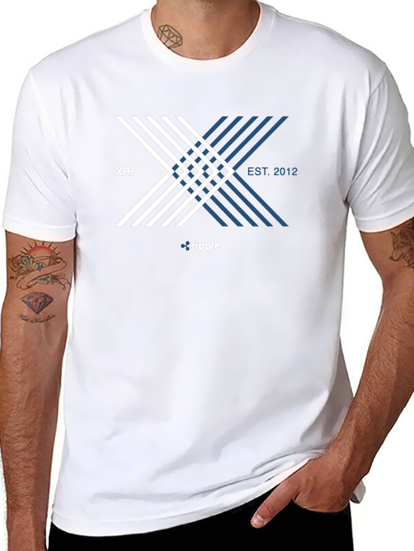 XRP Ripple Est. 2012 Black T-Shirt