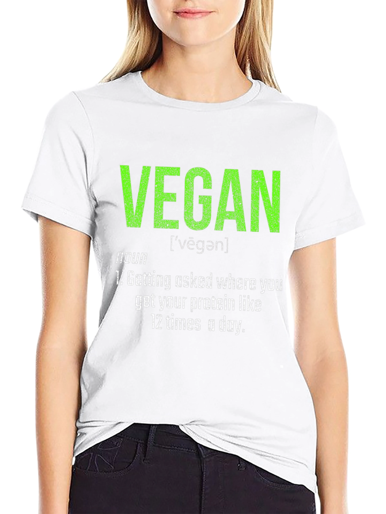 Vegan Definition T-Shirt - Protein Asker