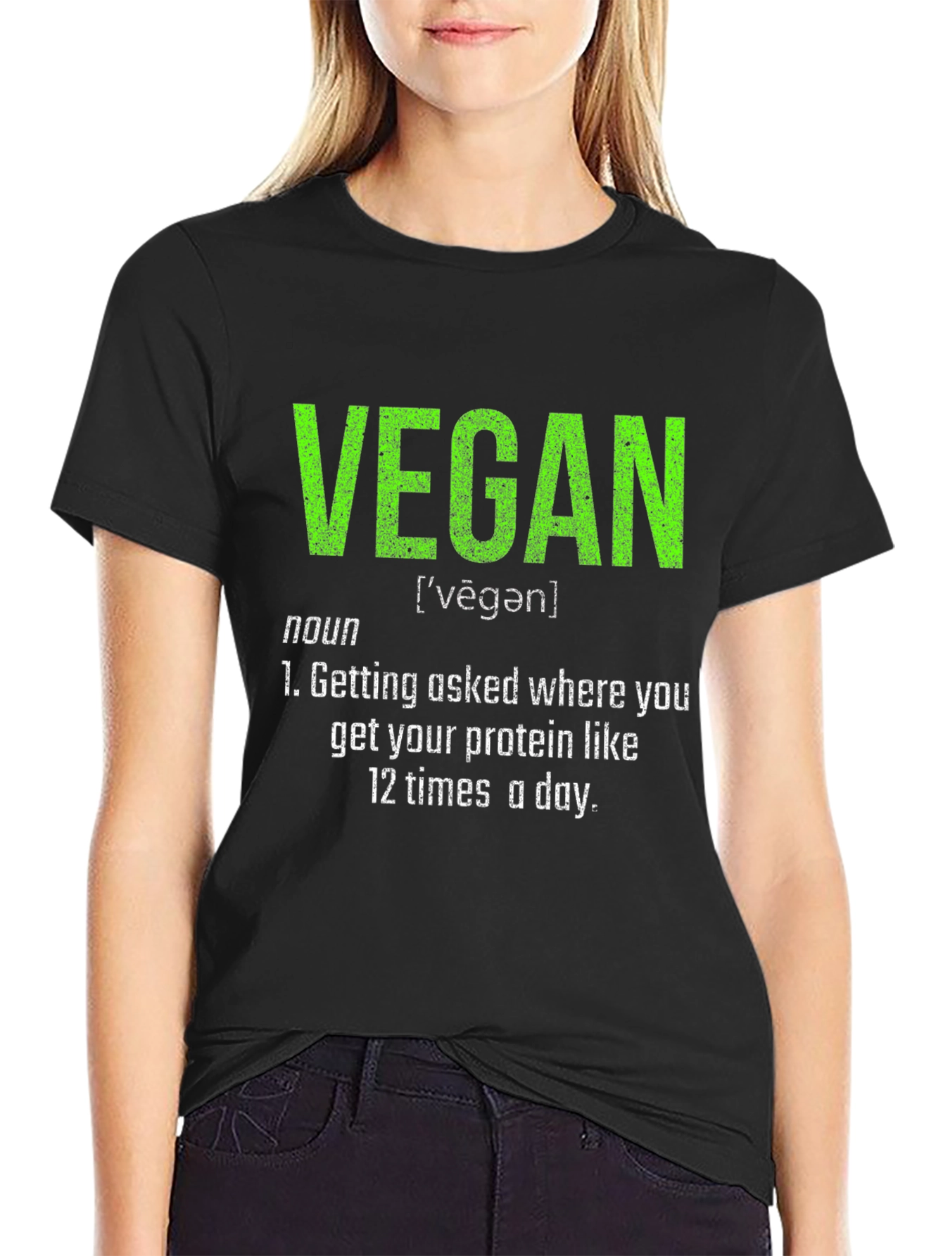 Vegan Definition T-Shirt - Protein Asker