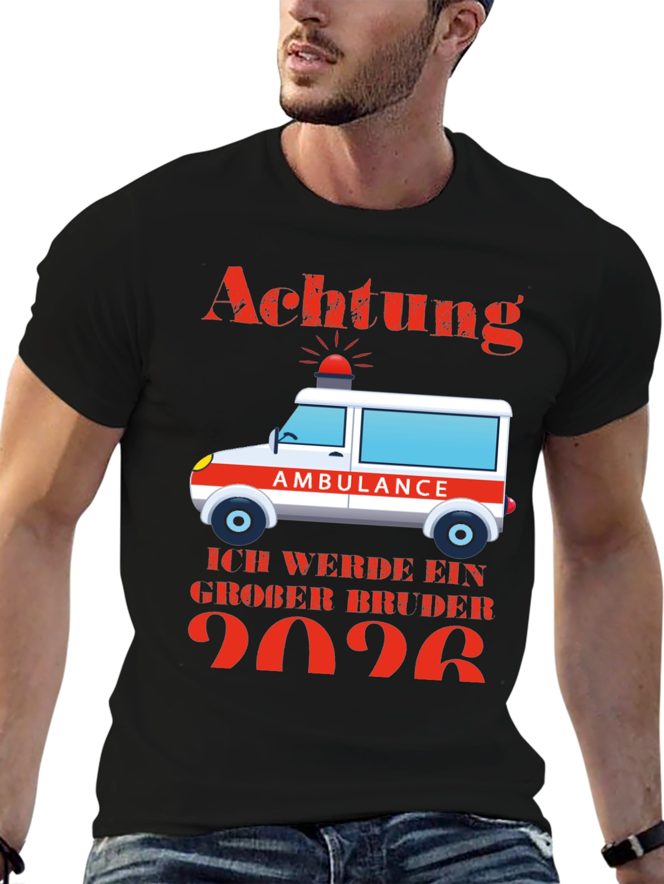 Achtung Ambulance Big Brother 2026 T-Shirt