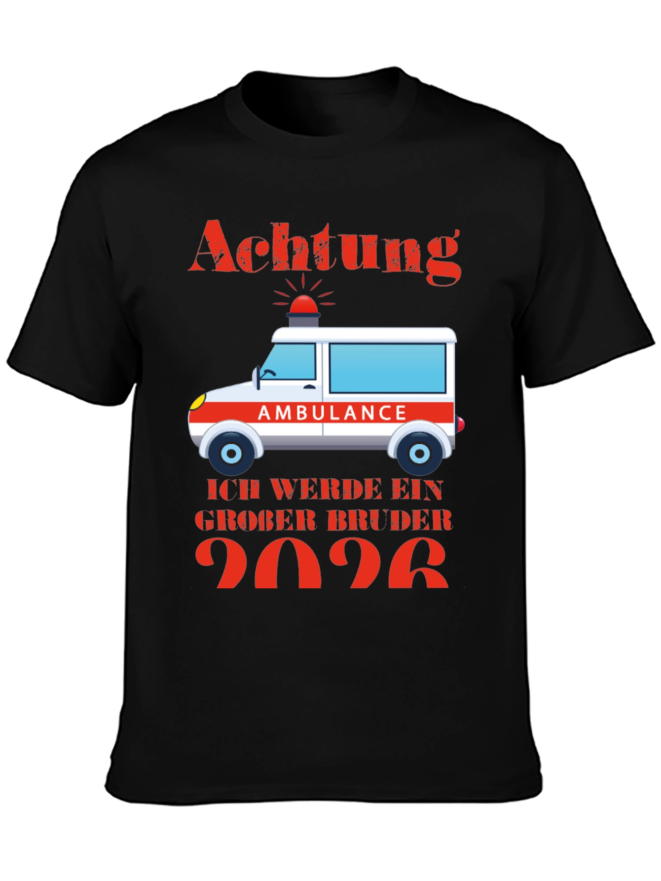 Achtung Ambulance Big Brother 2026 T-Shirt