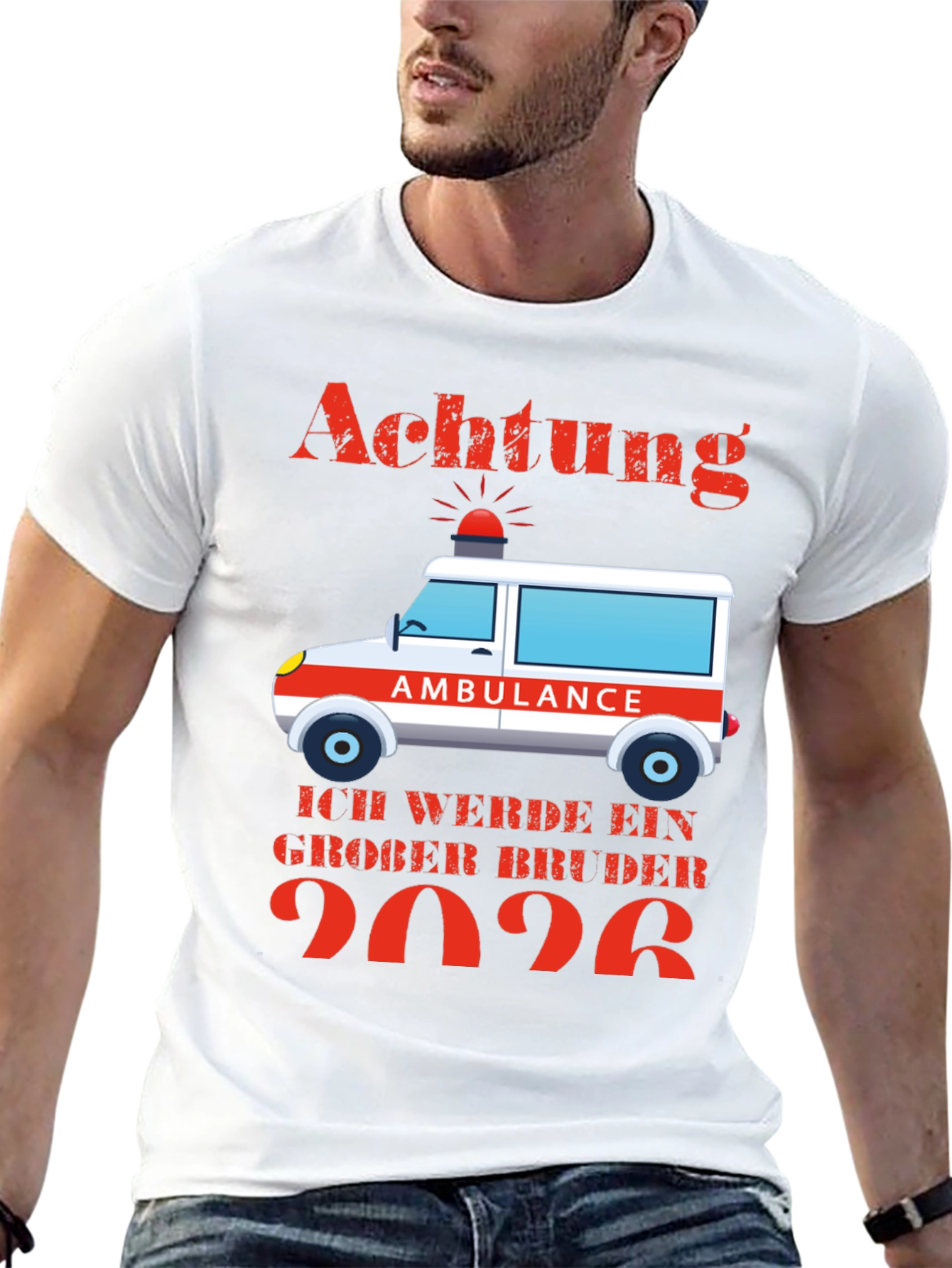 Achtung Ambulance Big Brother 2026 T-Shirt