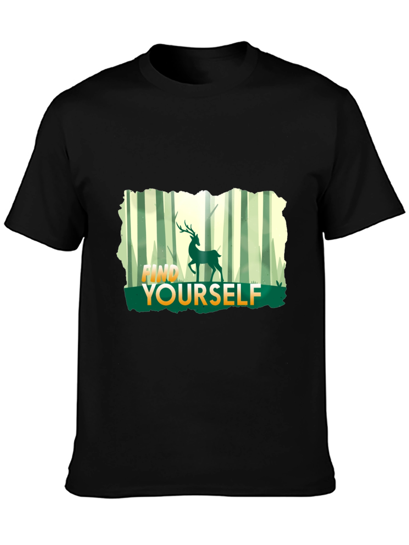 Find Yourself Deer Graphic T-Shirt