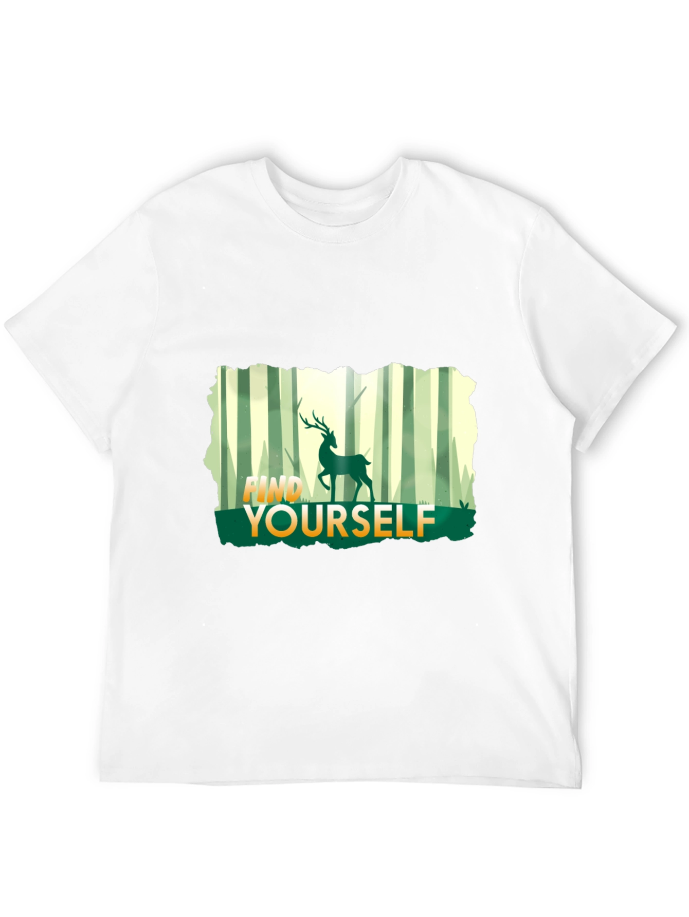 Find Yourself Deer Graphic T-Shirt