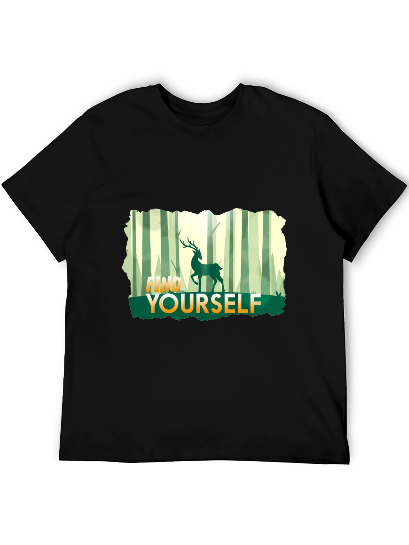 Find Yourself Deer Graphic T-Shirt