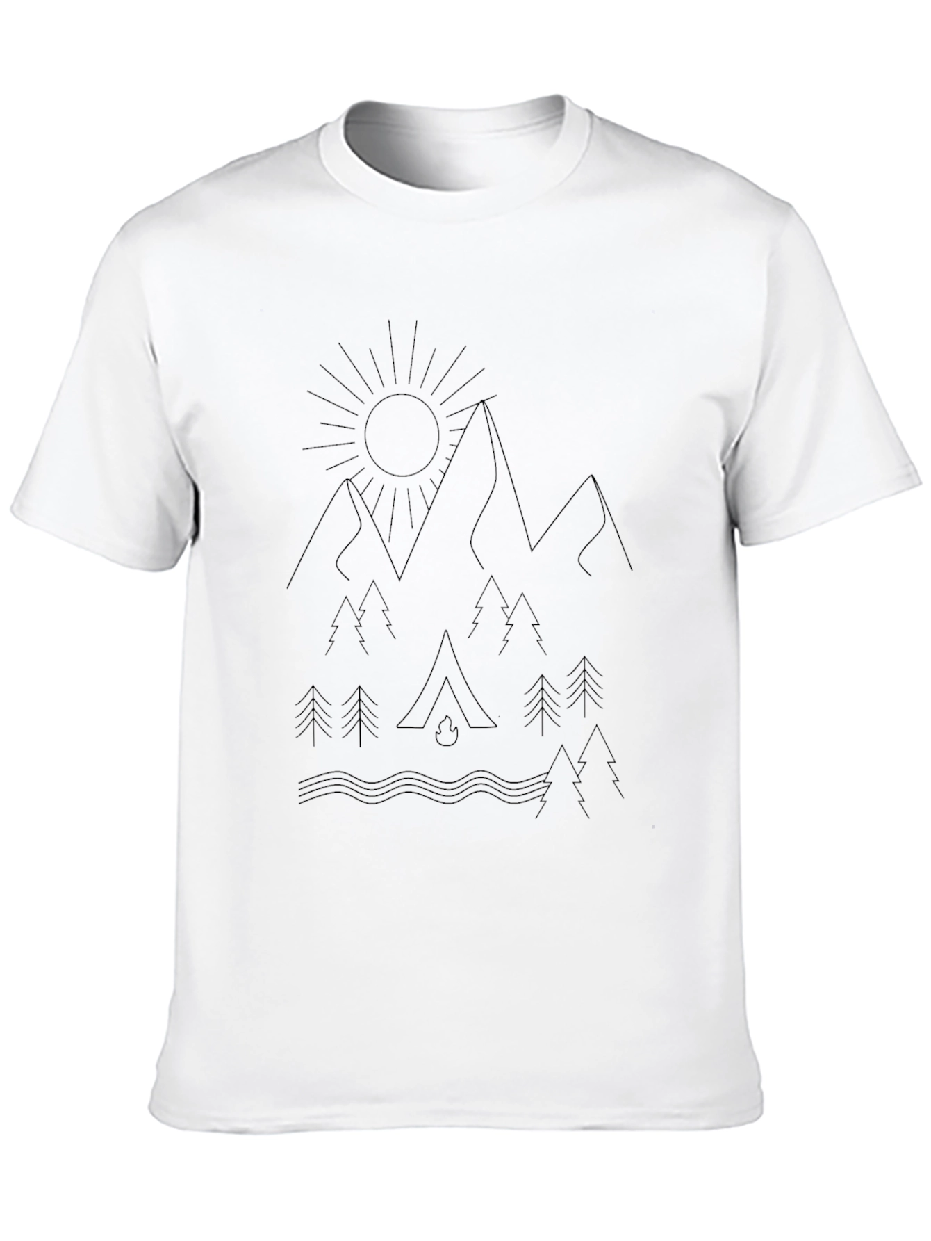 Natures Embrace Graphic Tee - Black