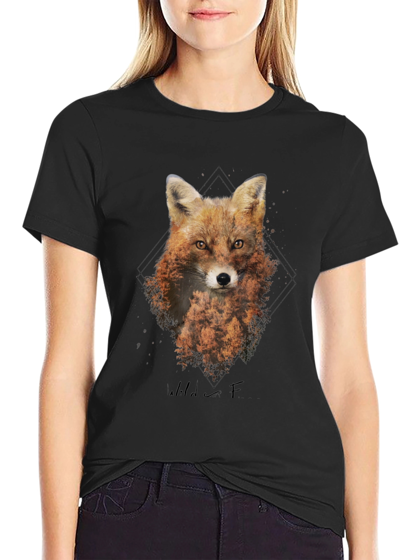 Fox Graphic T-Shirt - Wild Nature Tee