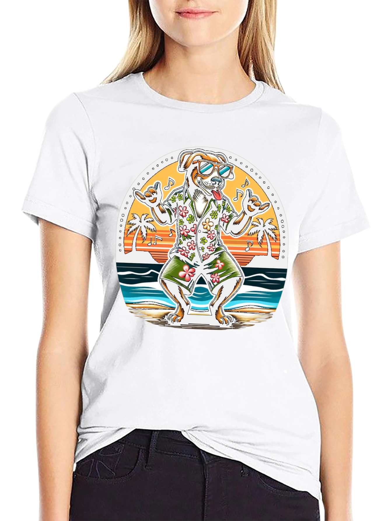 Beach Dog Graphic Tee