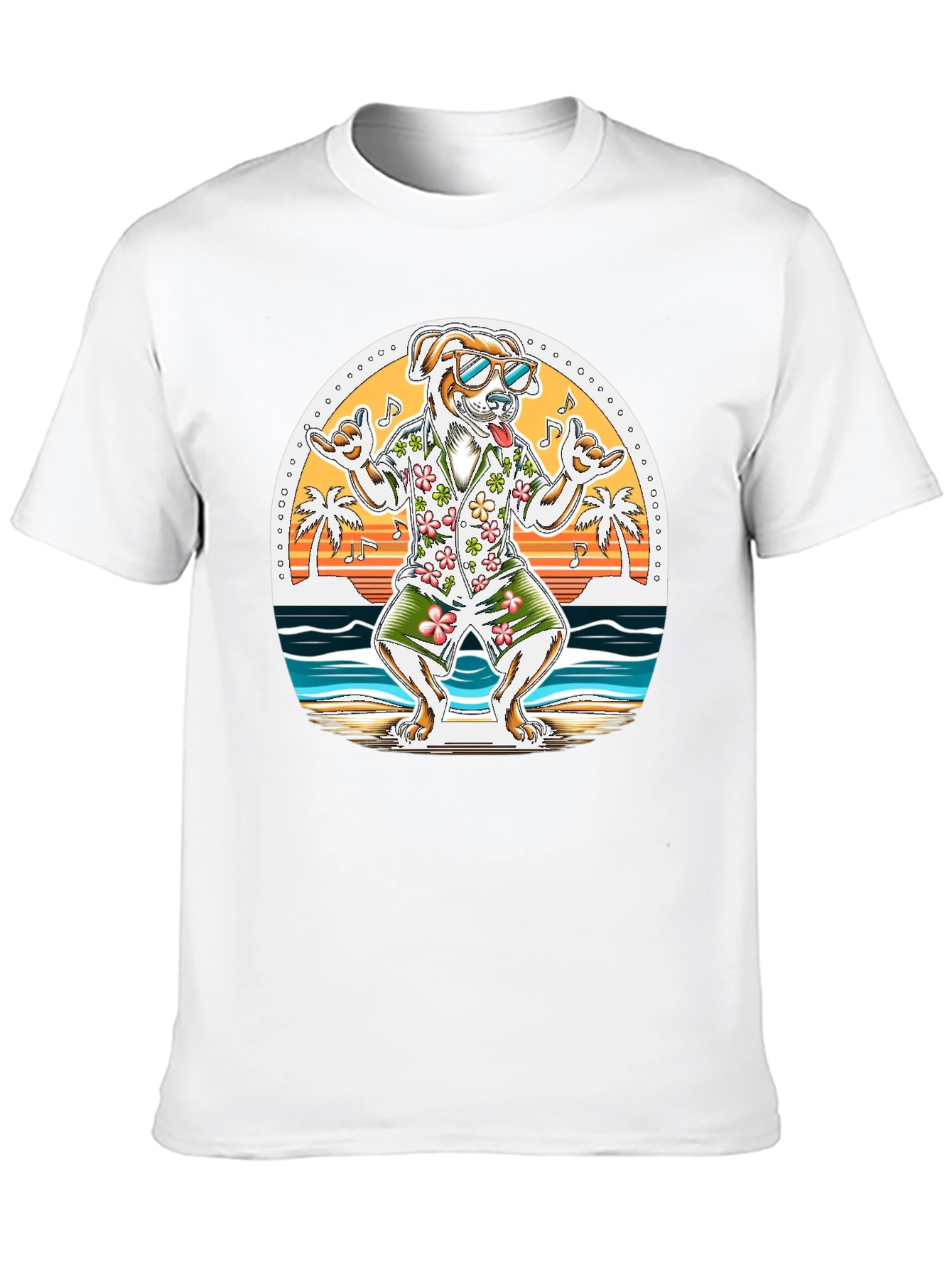 Beach Dog Graphic Tee