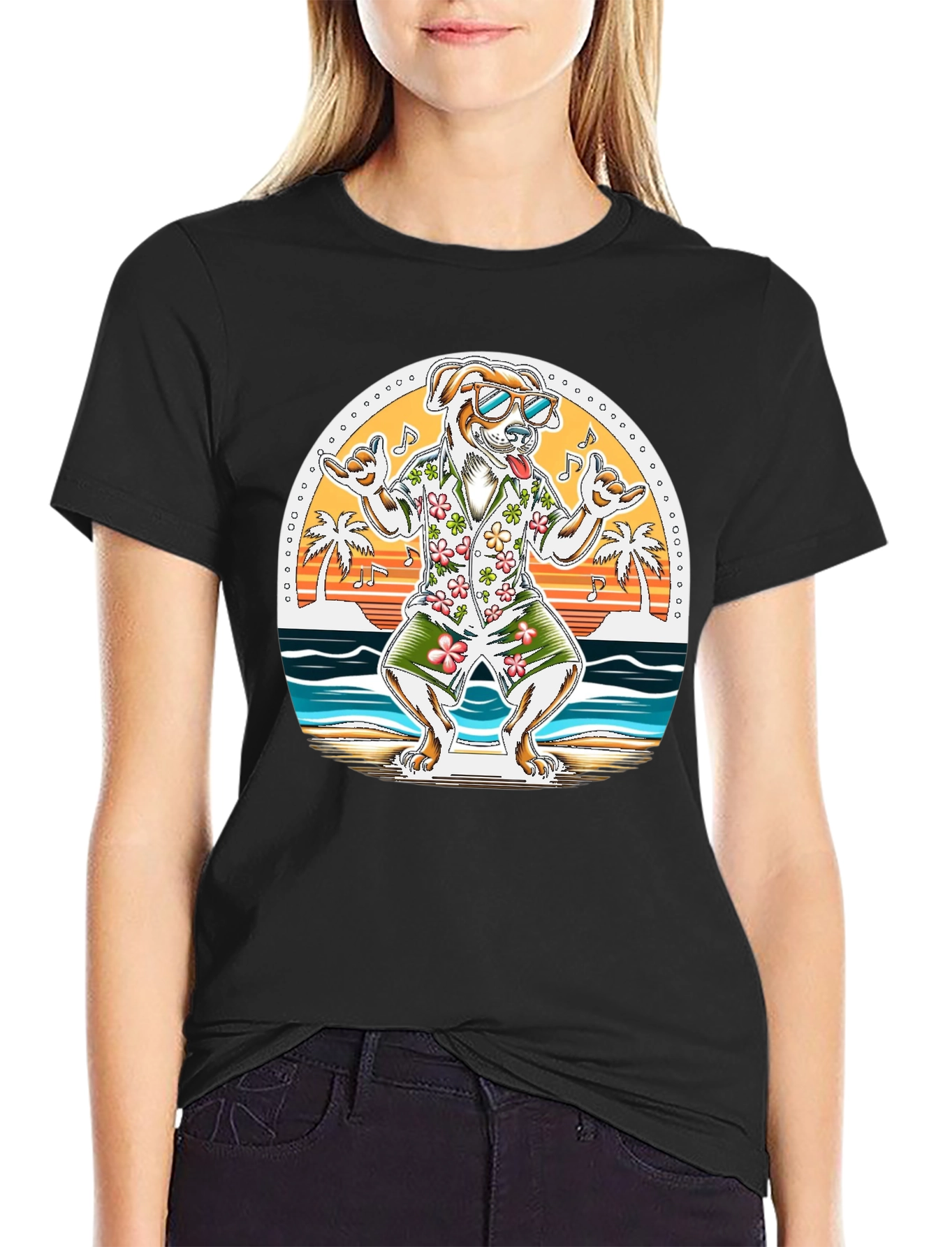 Beach Dog Graphic Tee