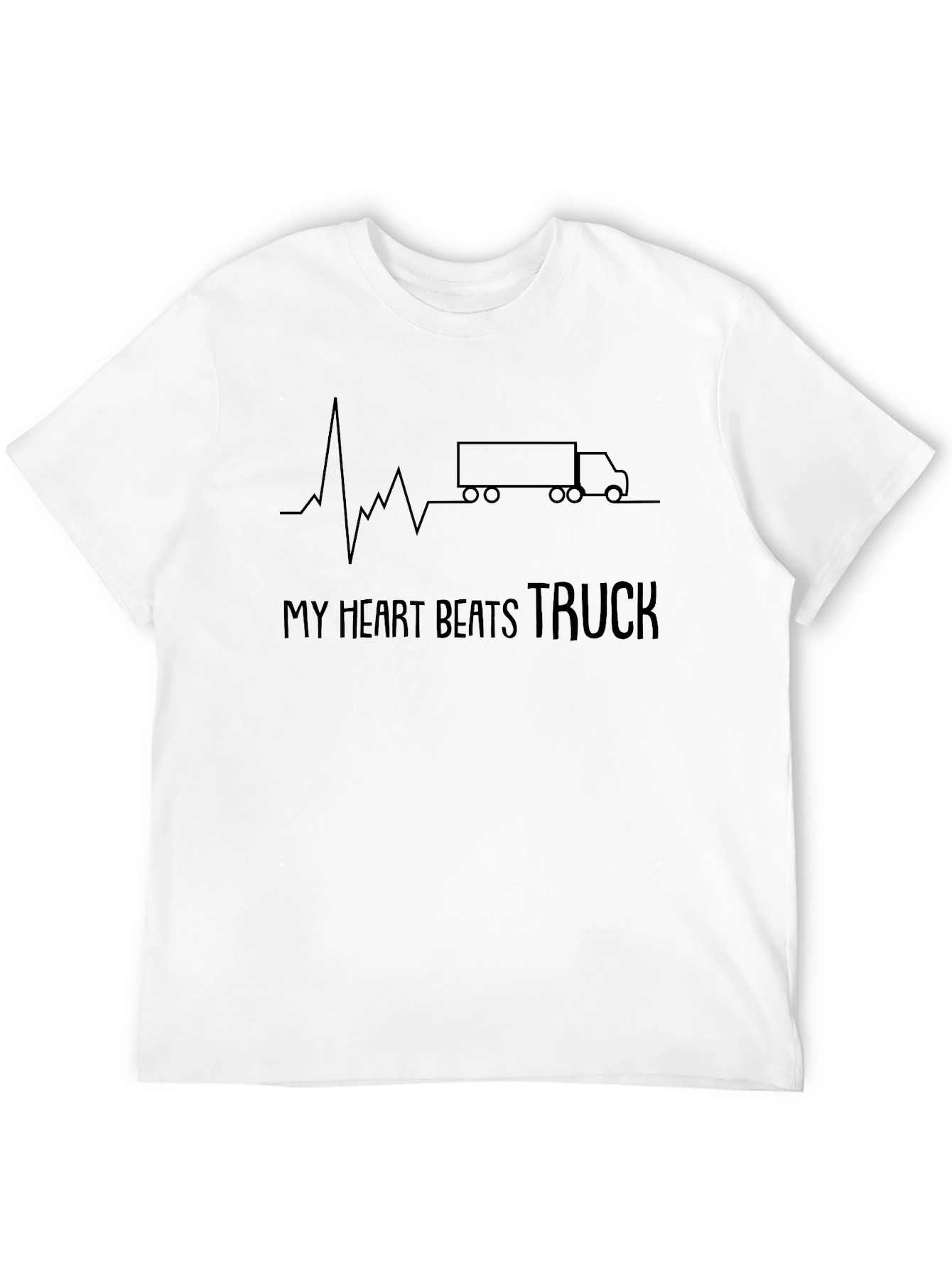 My Heart Beats Truck Graphic Tee